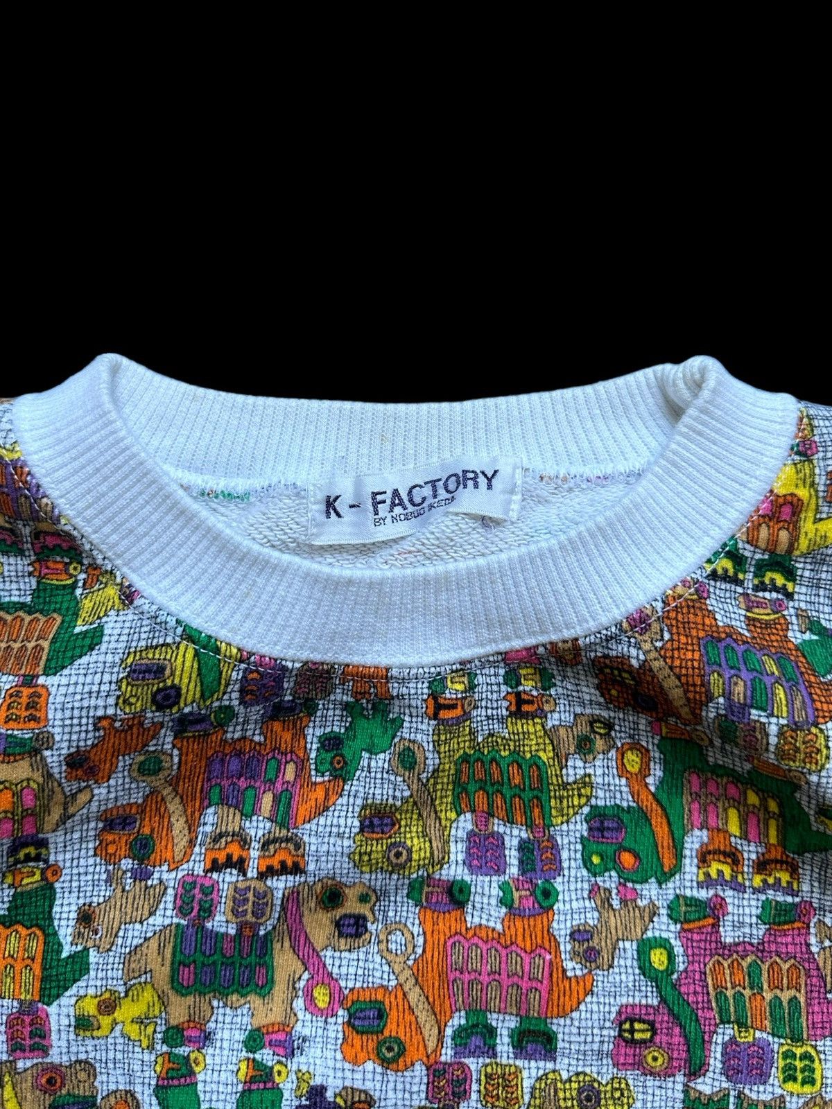 Japanese Brand 🔥Grail🔥 80's K Factory by Nobuo Ikeda Japanese pop art Size US M / EU 48-50 / 2 - 7 Thumbnail