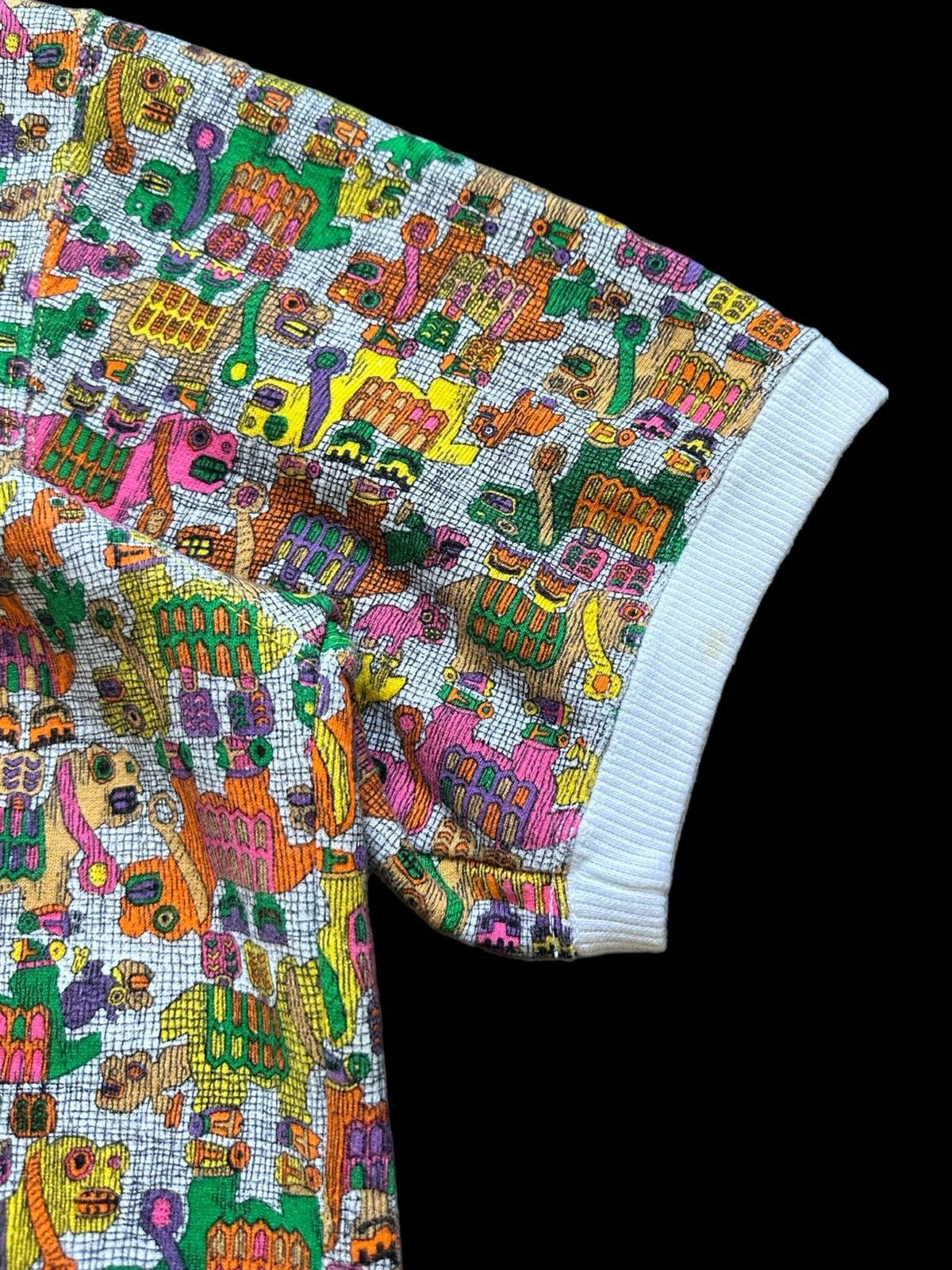 Japanese Brand 🔥Grail🔥 80's K Factory by Nobuo Ikeda Japanese pop art Size US M / EU 48-50 / 2 - 6 Thumbnail