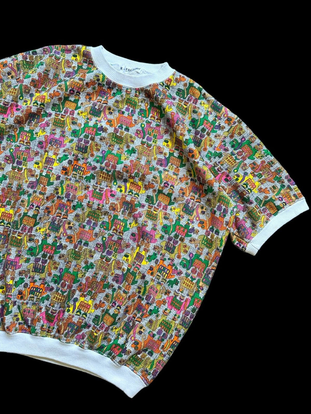 Japanese Brand 🔥Grail🔥 80's K Factory by Nobuo Ikeda Japanese pop art Size US M / EU 48-50 / 2 - 3 Thumbnail