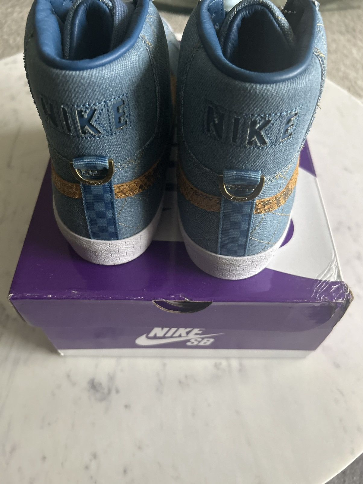 Nike × Supreme Nike x Supreme Denim Sb Blazer Size US 11 / EU 44 - 4 Thumbnail