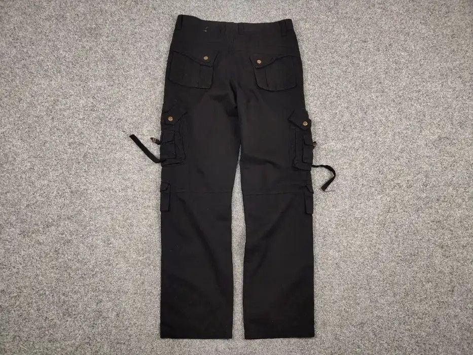 Japanese Brand Vintage 90's Cargo Pants Travis Scott Japan Zip Pocket Size US 34 / EU 50 - 6 Thumbnail