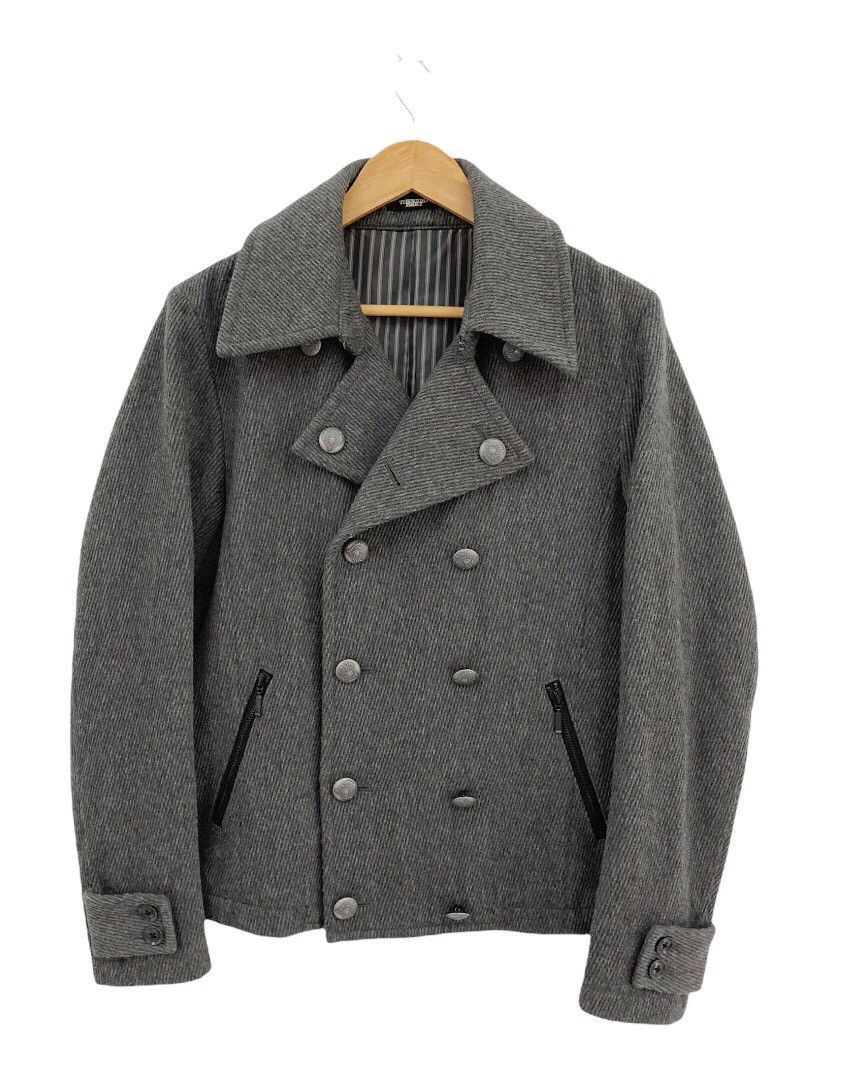 Tornado Mart 🔥J-Rock🔥 00's Tornado Mart Japan herringbone wool jacket Size US M / EU 48-50 / 2 - 5 Thumbnail