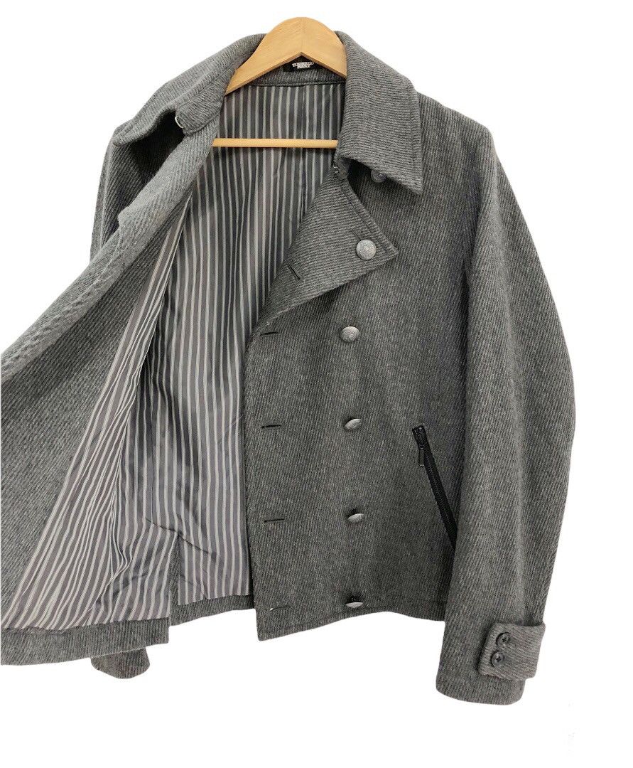 Tornado Mart 🔥J-Rock🔥 00's Tornado Mart Japan herringbone wool jacket Size US M / EU 48-50 / 2 - 7 Thumbnail