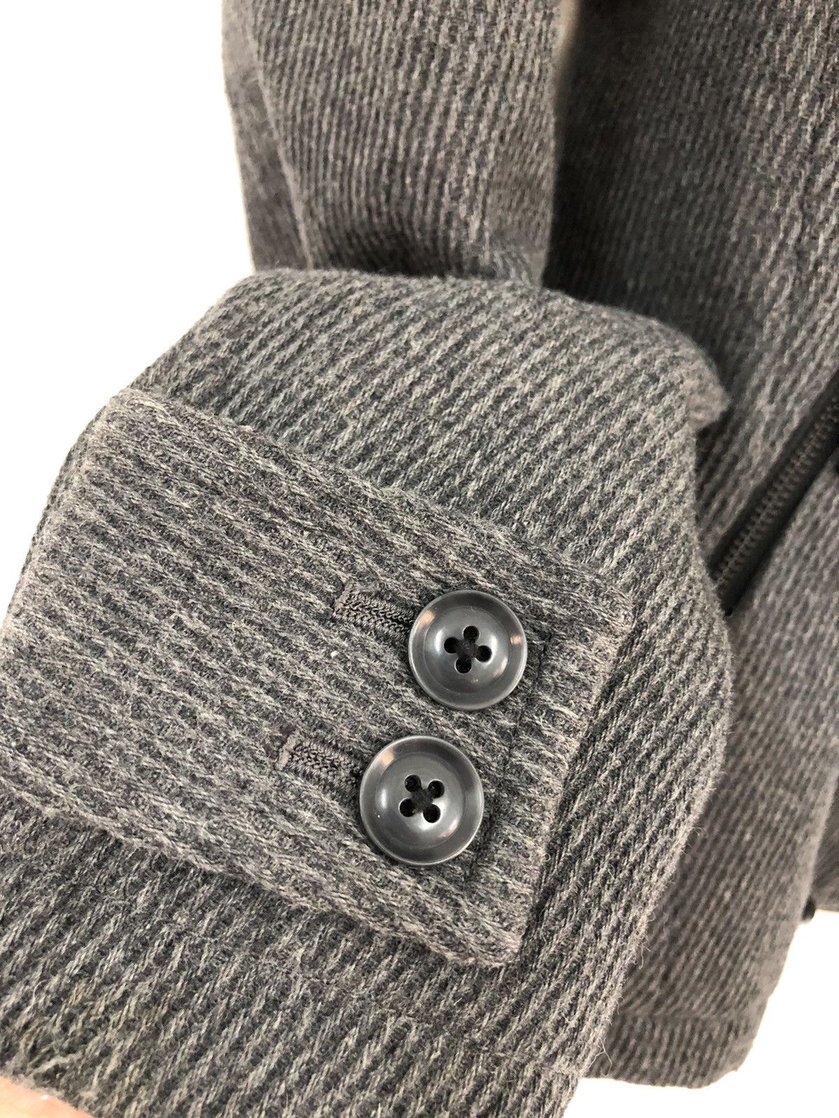 Tornado Mart 🔥J-Rock🔥 00's Tornado Mart Japan herringbone wool jacket Size US M / EU 48-50 / 2 - 16 Thumbnail