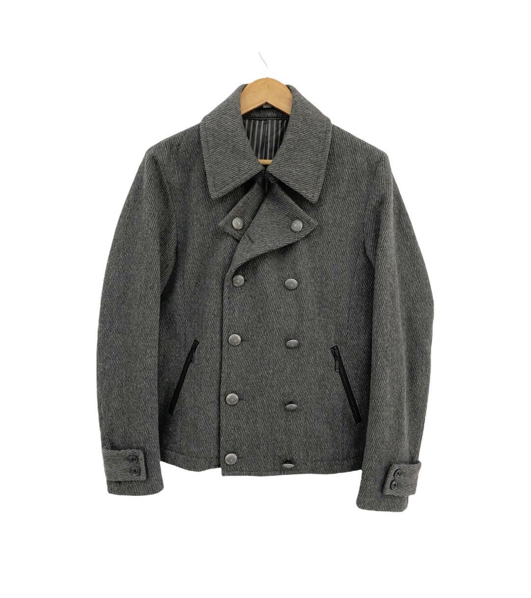 Tornado Mart 🔥J-Rock🔥 00's Tornado Mart Japan herringbone wool jacket Size US M / EU 48-50 / 2 - 2 Thumbnail