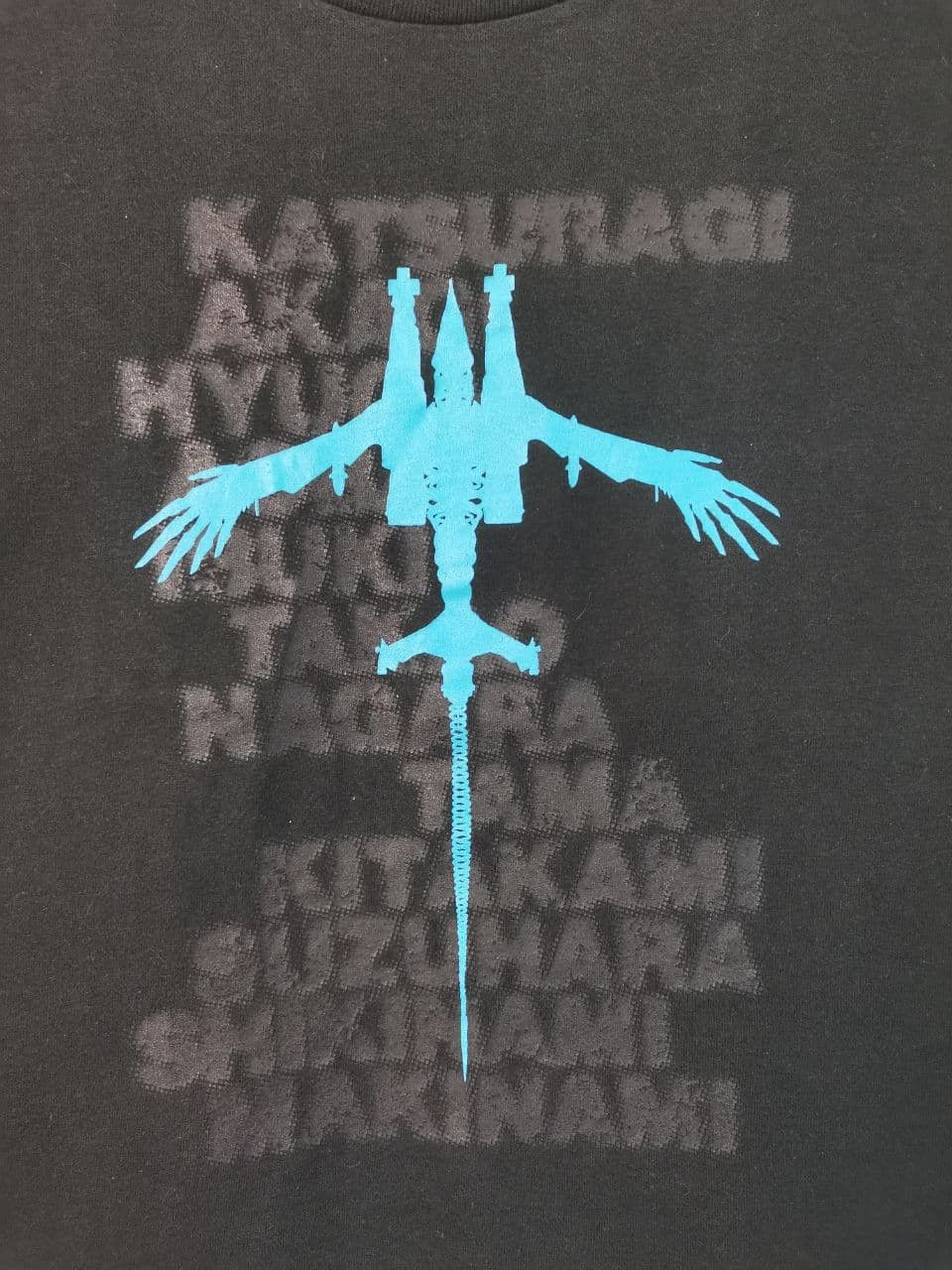 image of Anima x Cartoon Network Evangelion Katsuragi Willie Nerv Neon Genesis Khara in Black (Size Medium)