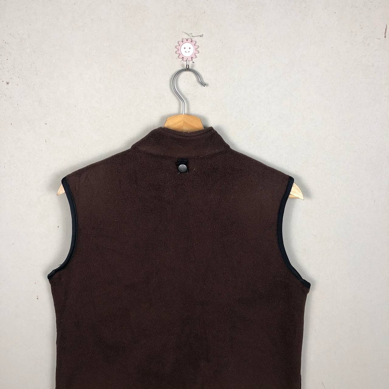 L.L. Bean × Vintage L.L. Bean Vintage 90s Fleece Brown Vest Outdoor Style Size US L / EU 52-54 / 3 - 4 Thumbnail