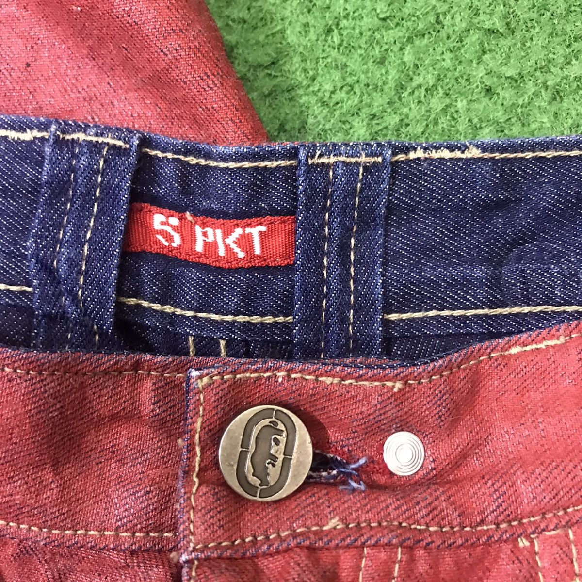 Ecko Unltd. Y2K Ecko Unltd Denim Baggy Reversible Size US 32 / EU 48 - 14 Thumbnail