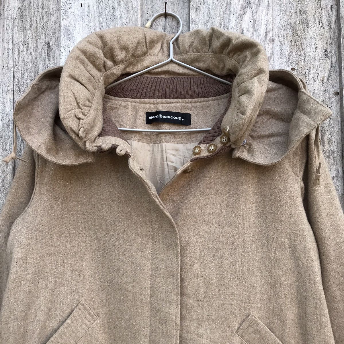 Issey Miyake × mercibeaucoup Vintage Mercibeaucoup By Issey Miyake Hoodie Jacket Parka Size L / US 10 / IT 46 - 2 Thumbnail