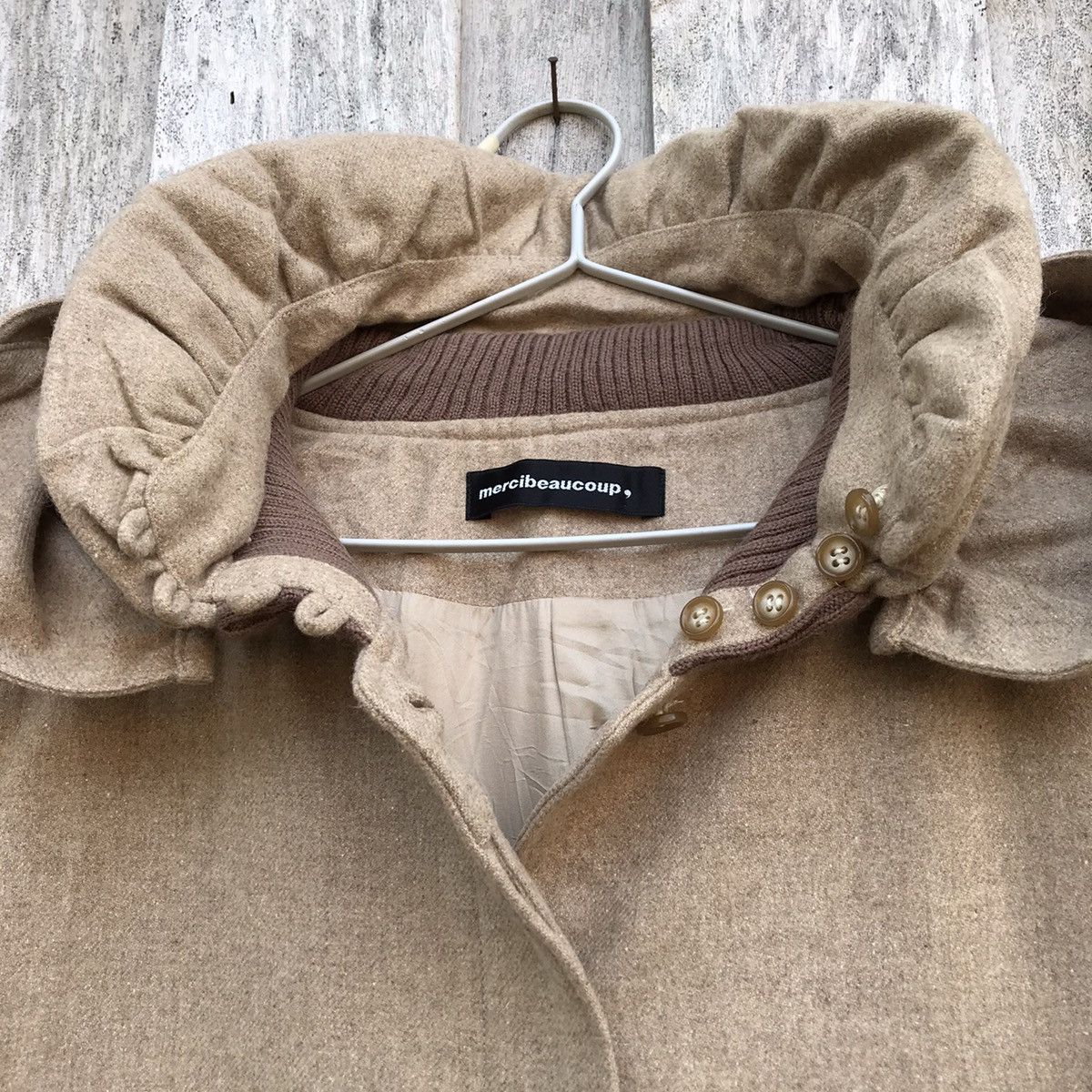 Issey Miyake × mercibeaucoup Vintage Mercibeaucoup By Issey Miyake Hoodie Jacket Parka Size L / US 10 / IT 46 - 6 Thumbnail