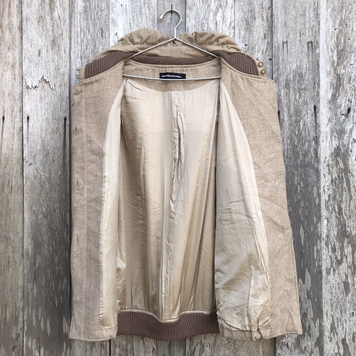 Issey Miyake × mercibeaucoup Vintage Mercibeaucoup By Issey Miyake Hoodie Jacket Parka Size L / US 10 / IT 46 - 8 Thumbnail