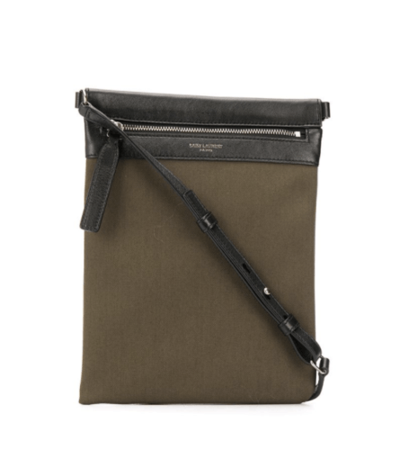 crossbody canvas messenger bag pouch olive leather shoulder