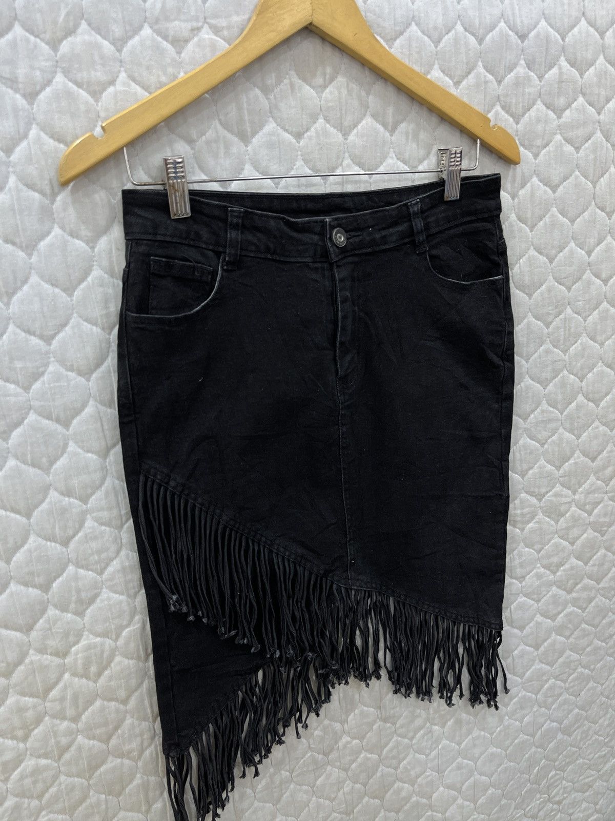 Japanese Brand (Aaaa). JEANS WEAR ELASTIC SKIRTS Size 29" - 3 Thumbnail