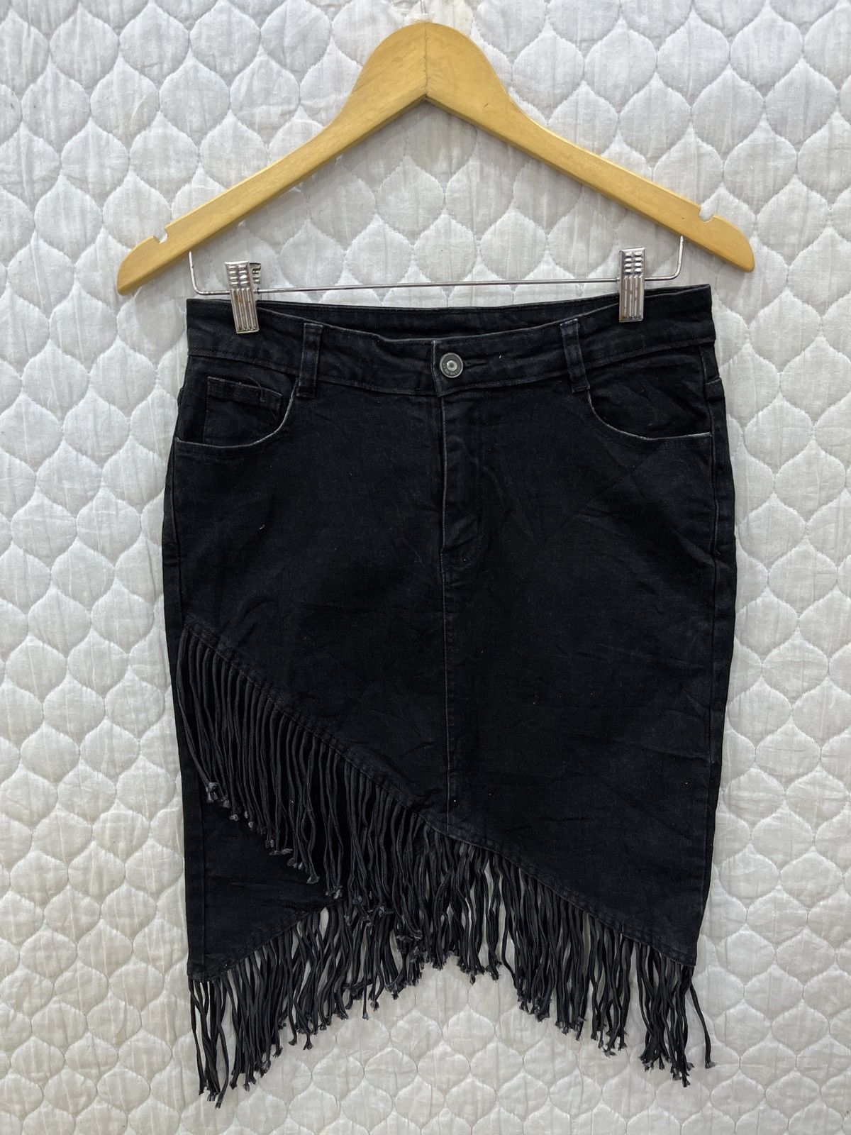 Japanese Brand (Aaaa). JEANS WEAR ELASTIC SKIRTS Size 29" - 1 Thumbnail