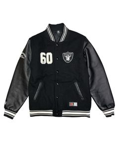 Oakland Raiders NFL Logo Vintage Leather Jacket For Men And Women -  Freedomdesign