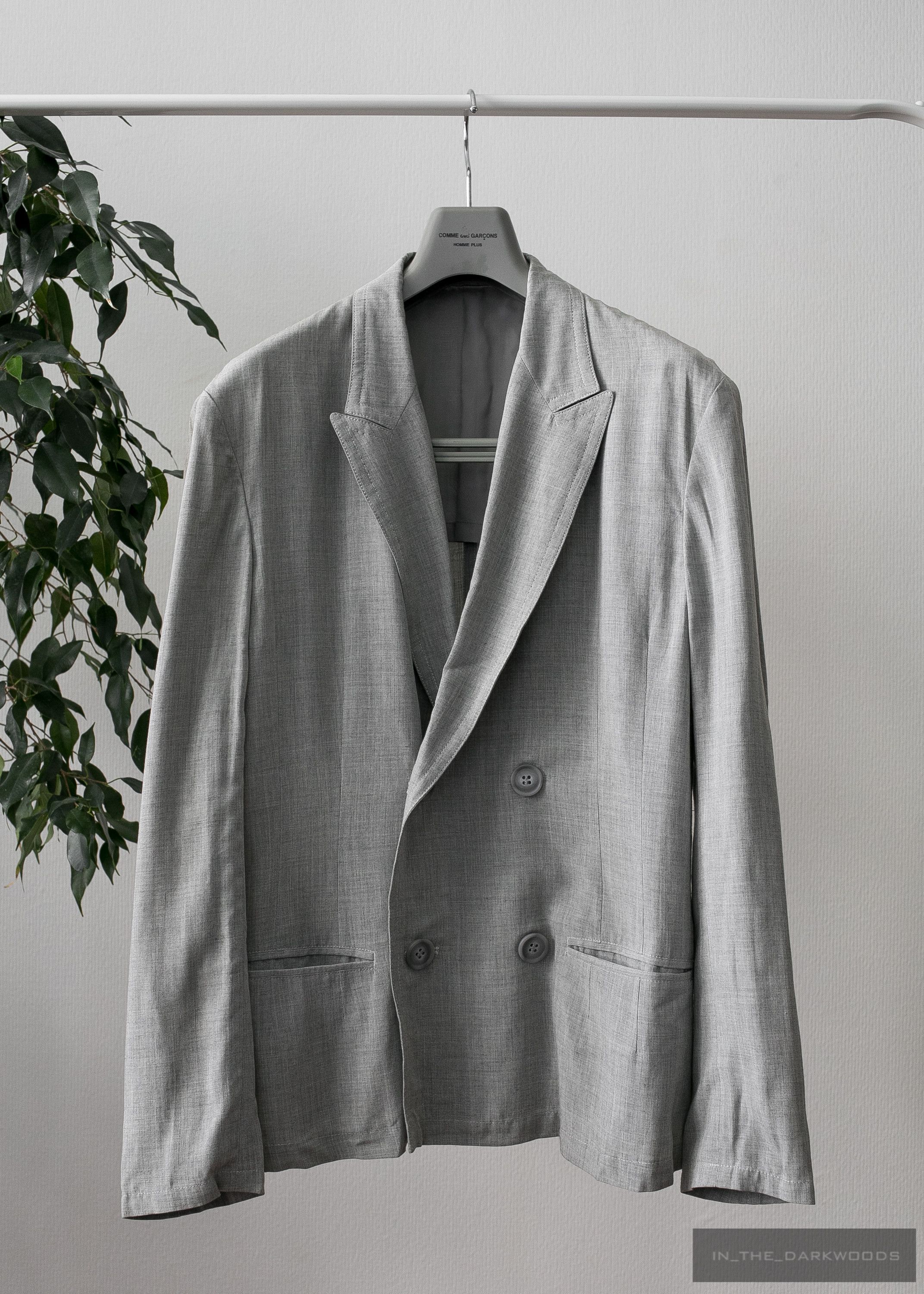 image of Yohji Yamamoto x YS Yamamoto Rayon Double Breasted Blazer, Women's (Size Small)