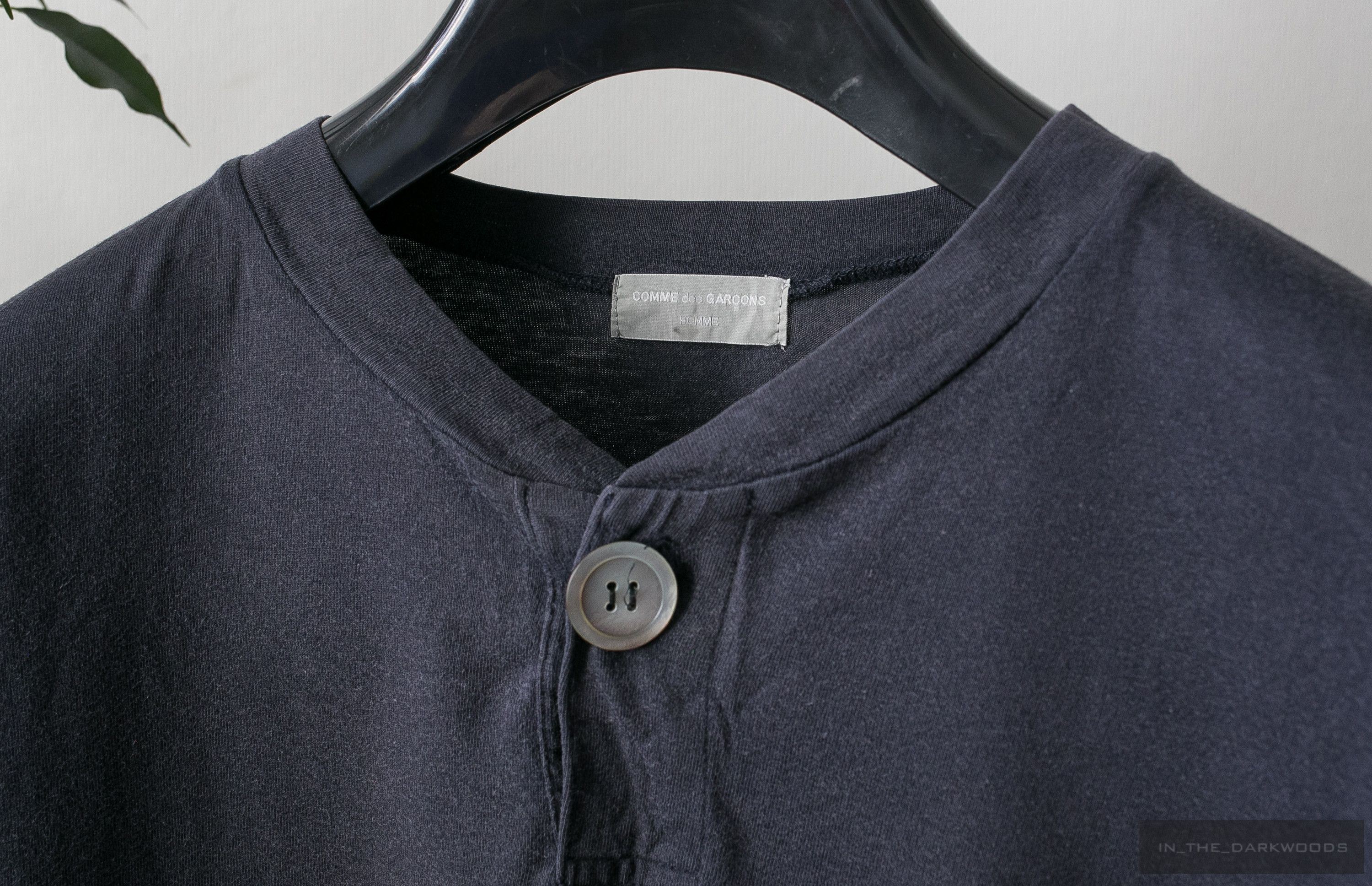 Comme des Garcons Homme oversized button henley logo shirt Size US S / EU 44-46 / 1 - 5 Thumbnail