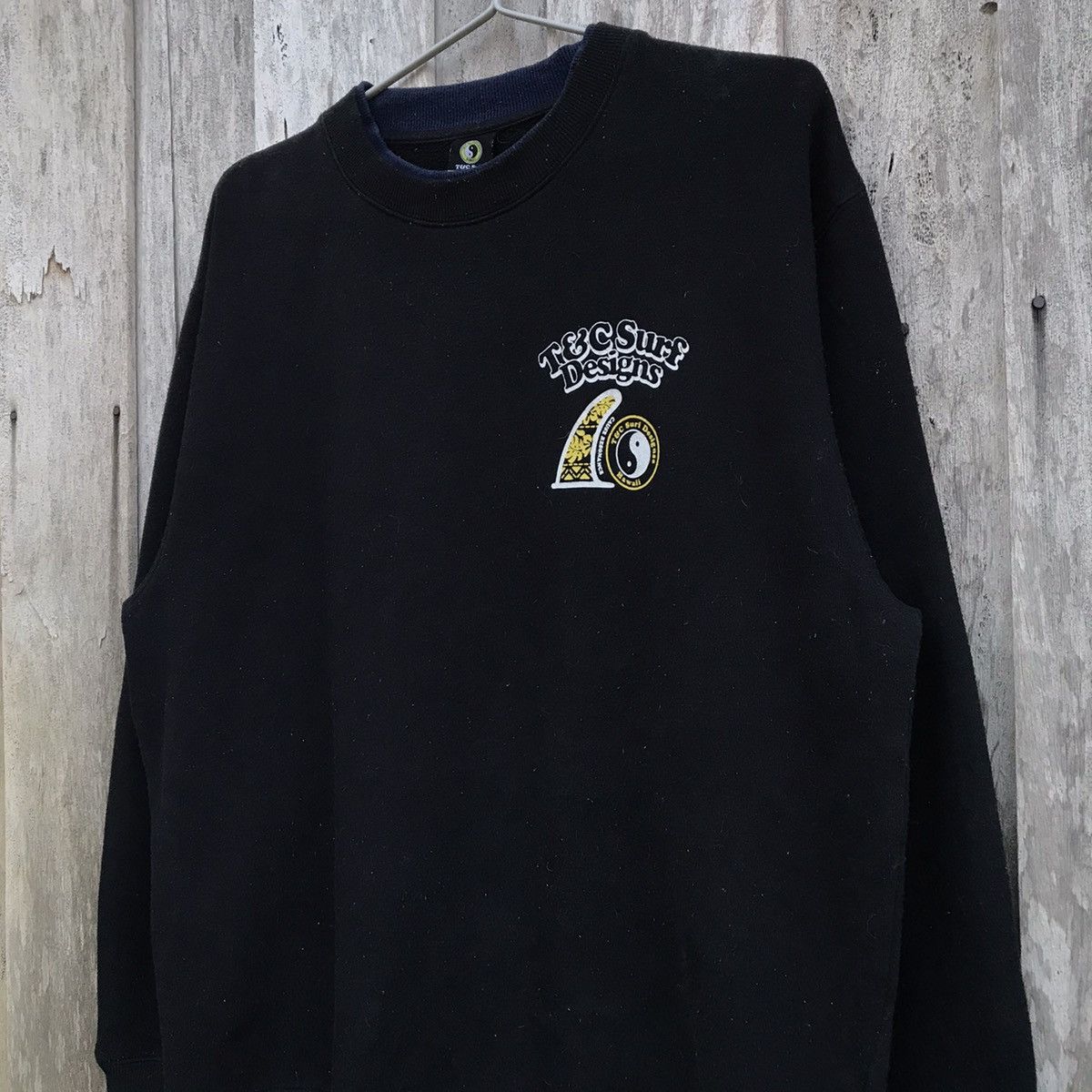 Vintage Vintage T&C Surf Hawaii Spell Out Sweatshirt Big Logo Size US L / EU 52-54 / 3 - 3 Thumbnail