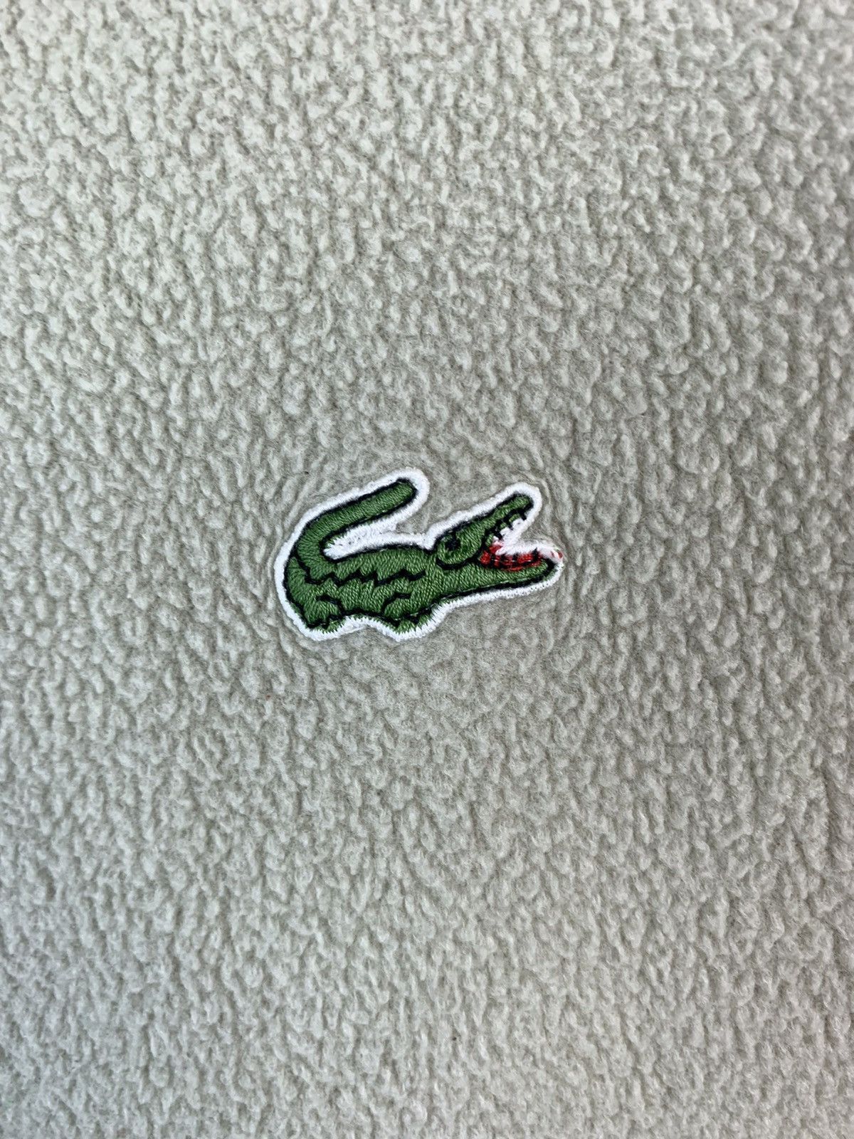 Lacoste Vintage Lacoste Fleece Jacket Size US XL / EU 56 / 4 - 4 Thumbnail