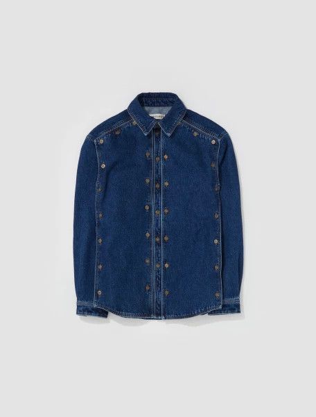 Y/Project Button Panel Denim Shirt Size US S / EU 44-46 / 1 - 6 Thumbnail