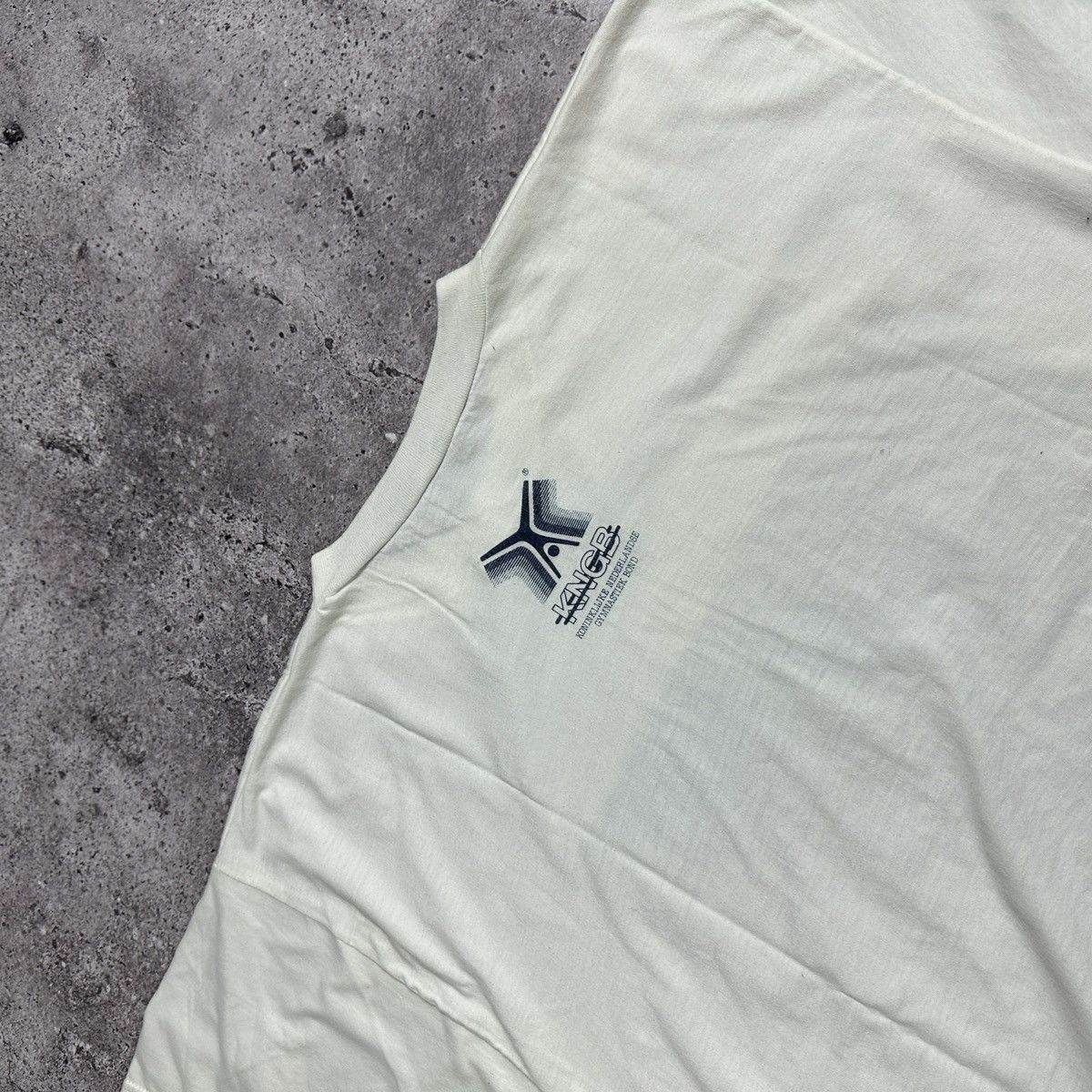 Vintage Vintage 90s rare Gymnastic Gymnast graphic art tee single Size US XL / EU 56 / 4 - 5 Thumbnail