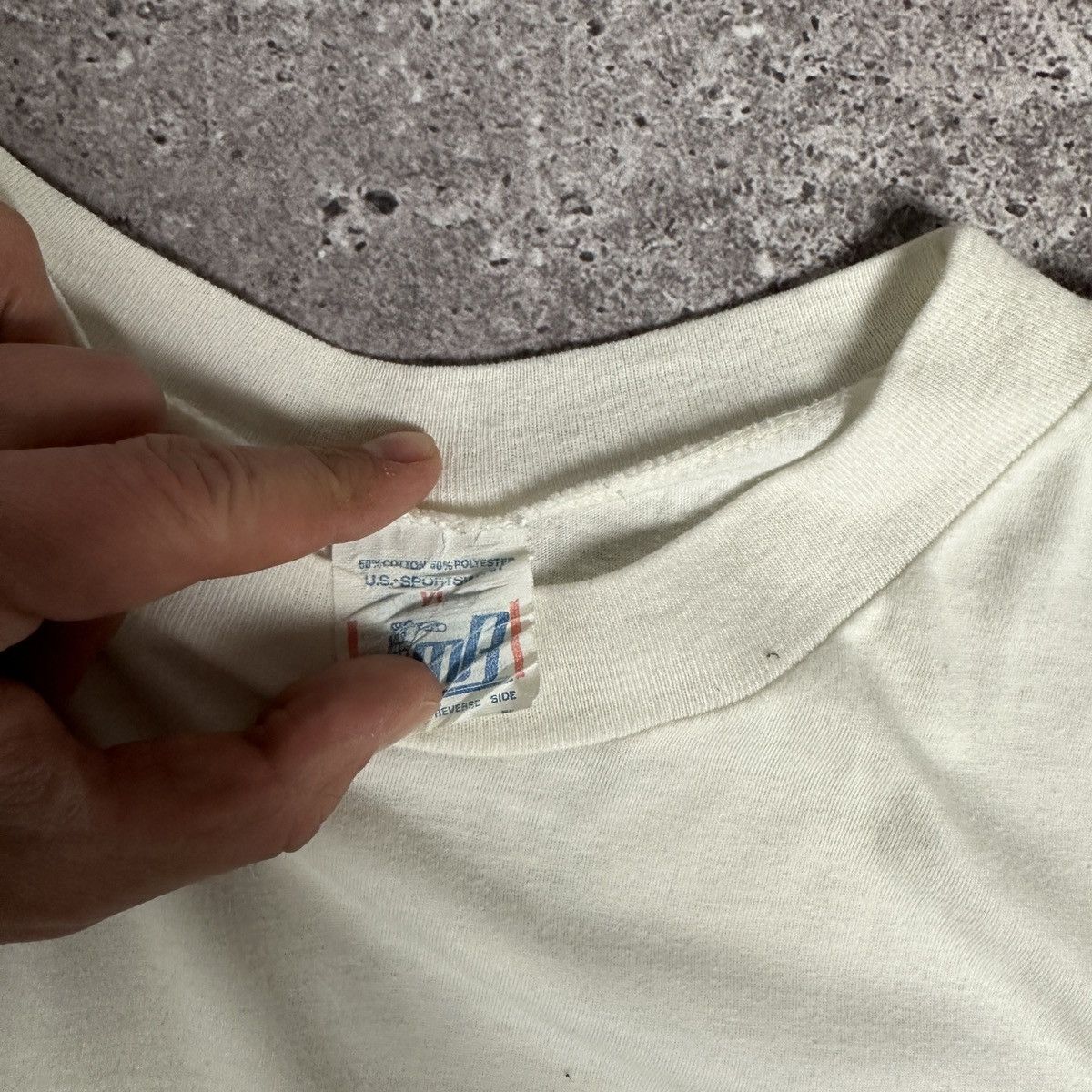 Vintage Vintage 90s rare Gymnastic Gymnast graphic art tee single Size US XL / EU 56 / 4 - 7 Thumbnail
