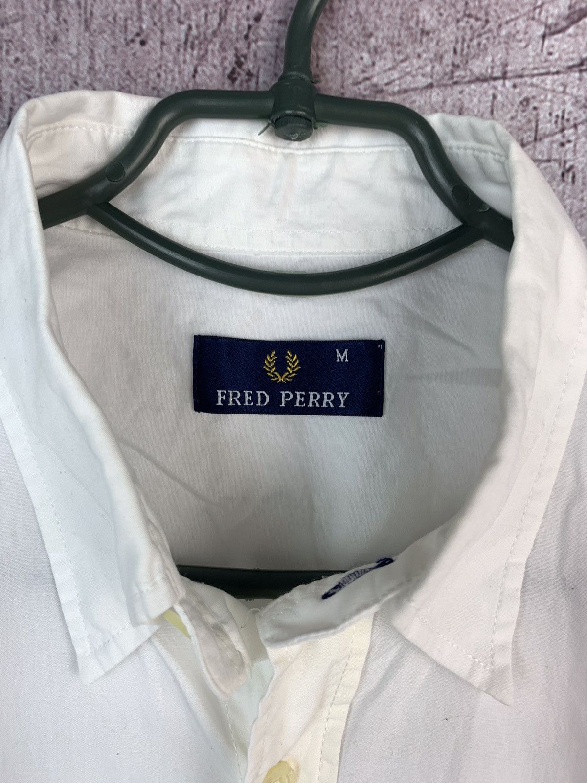 Fred Perry Vintage Fred Perry White Shirt Size US M / EU 48-50 / 2 - 5 Thumbnail