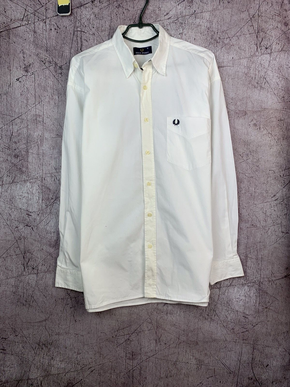 Fred Perry Vintage Fred Perry White Shirt Size US M / EU 48-50 / 2 - 1 Thumbnail