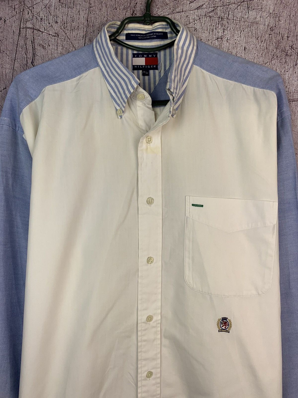 Tommy Hilfiger Tommy Hilfiger Vintage Mens Long Sleeve Shirt Size US M / EU 48-50 / 2 - 2 Thumbnail