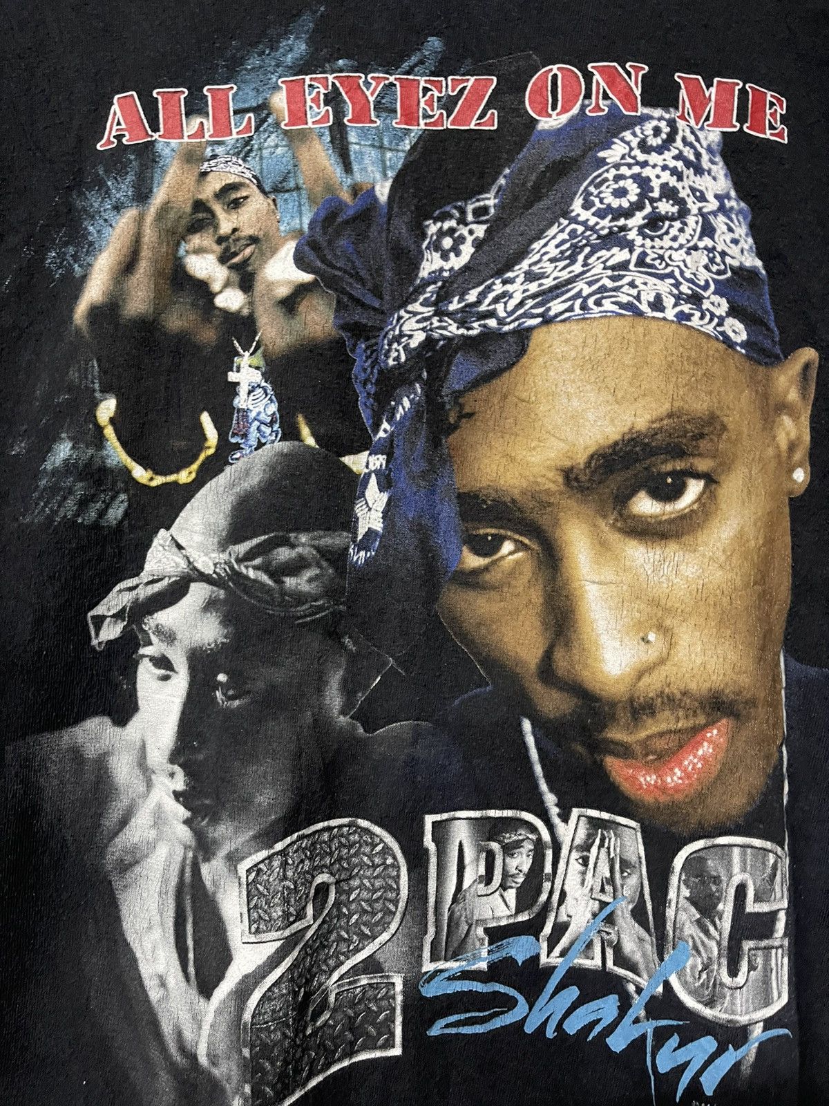 Tupac Shakur By Mike Miller Faded Raptees