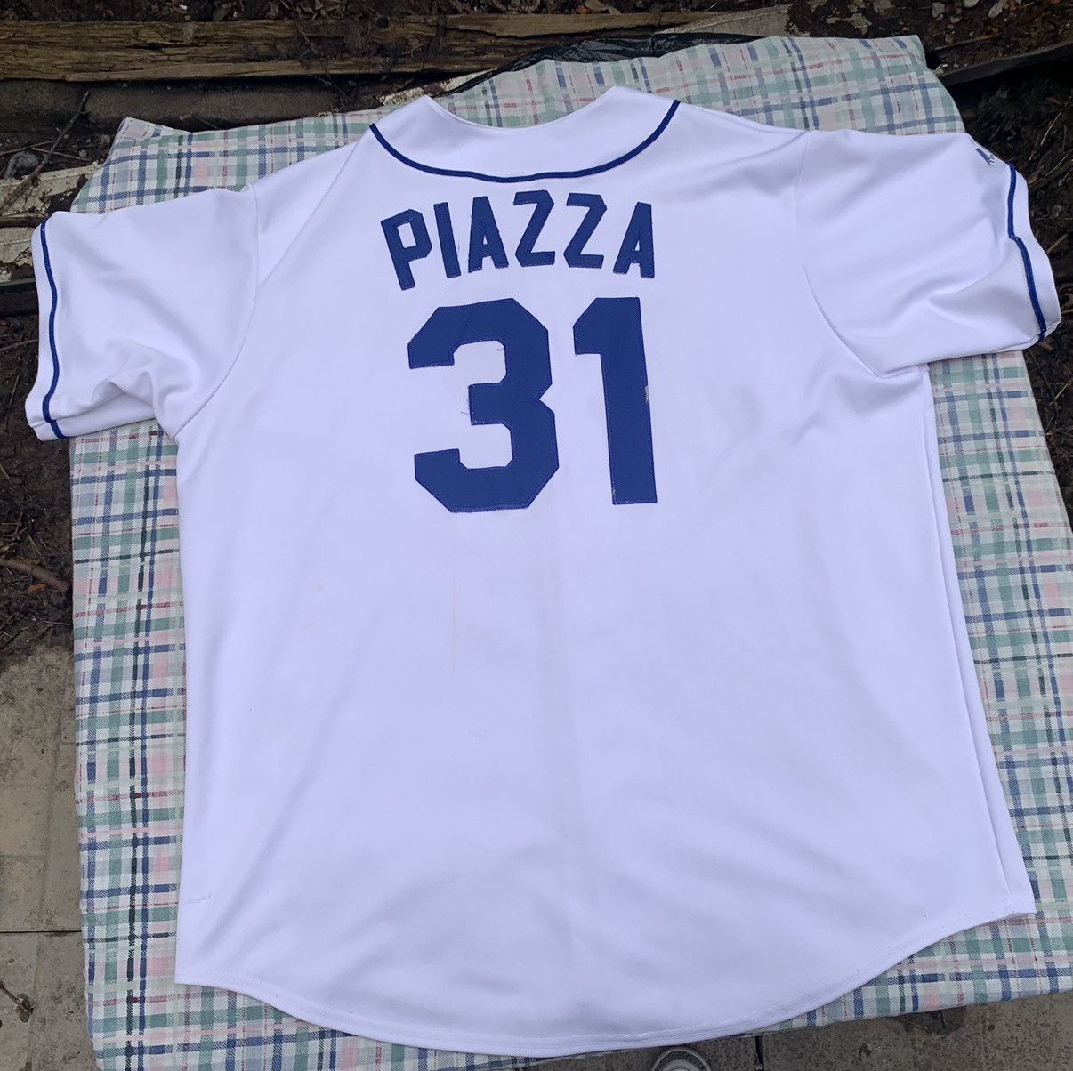 MLB × Majestic Vintage Majestic New York Mets Mike Piazza MLB Jersey Size US XL / EU 56 / 4 - 5 Thumbnail