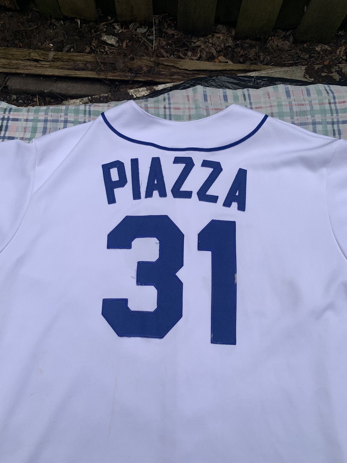 MLB × Majestic Vintage Majestic New York Mets Mike Piazza MLB Jersey Size US XL / EU 56 / 4 - 6 Thumbnail