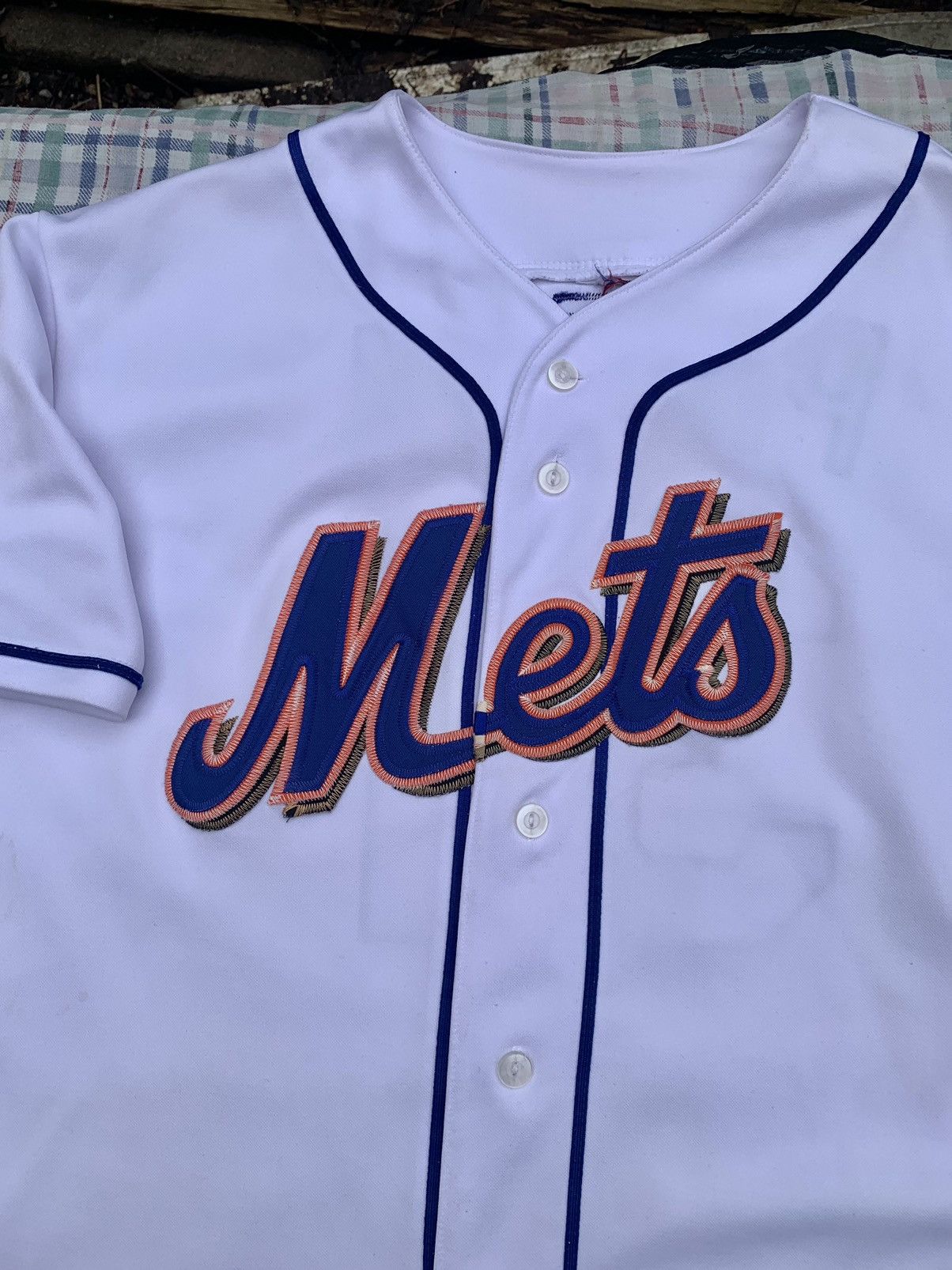 MLB × Majestic Vintage Majestic New York Mets Mike Piazza MLB Jersey Size US XL / EU 56 / 4 - 3 Thumbnail