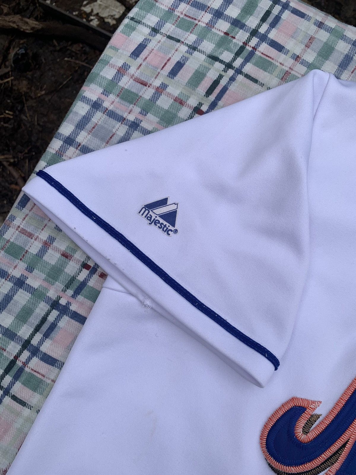 MLB × Majestic Vintage Majestic New York Mets Mike Piazza MLB Jersey Size US XL / EU 56 / 4 - 4 Thumbnail