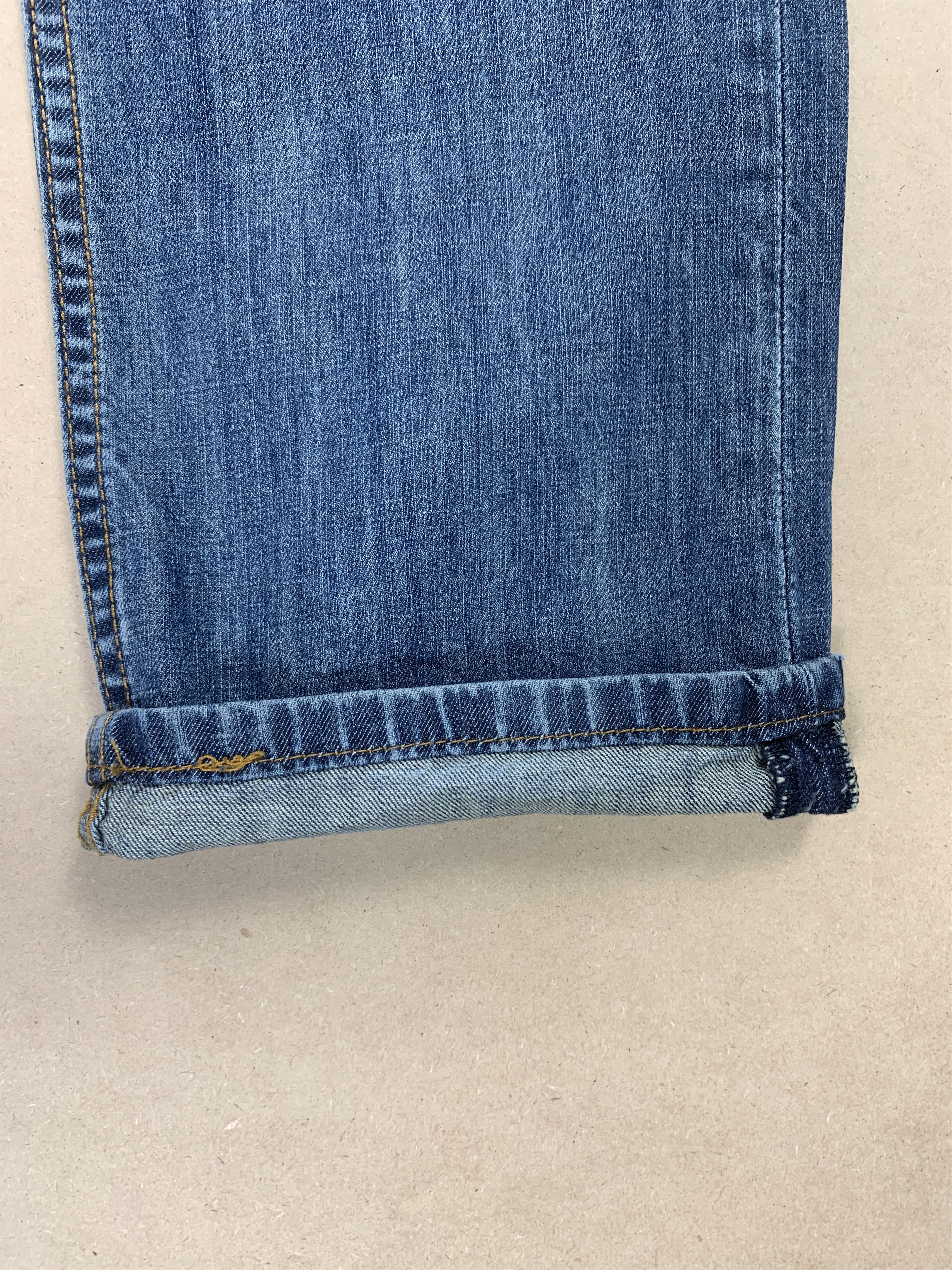 Levi's Vintage Levis 514 Straight Cut Distressed Faded Blue Jeans Size US 30 / EU 46 - 4 Thumbnail