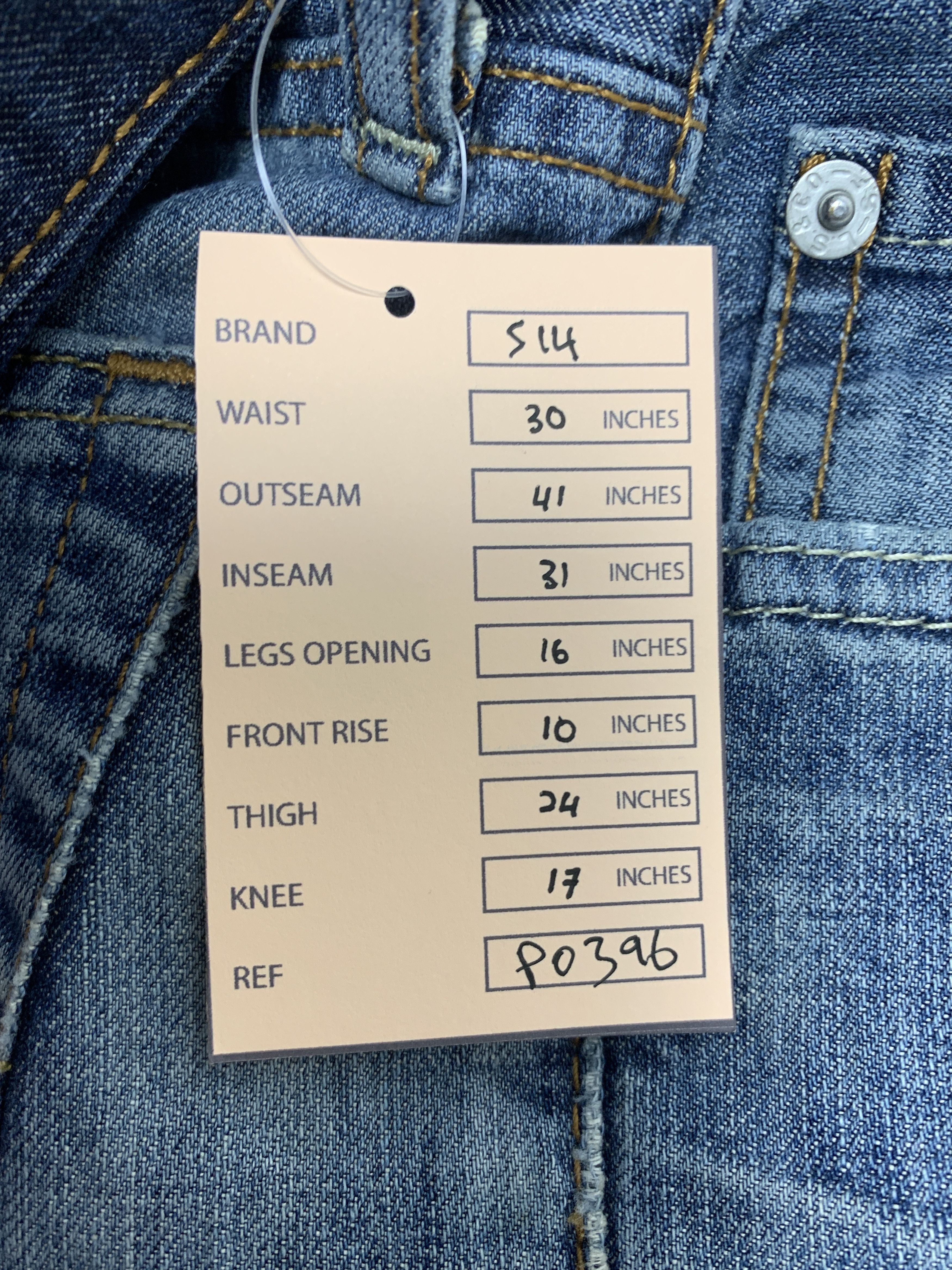 Levi's Vintage Levis 514 Straight Cut Distressed Faded Blue Jeans Size US 30 / EU 46 - 22 Thumbnail