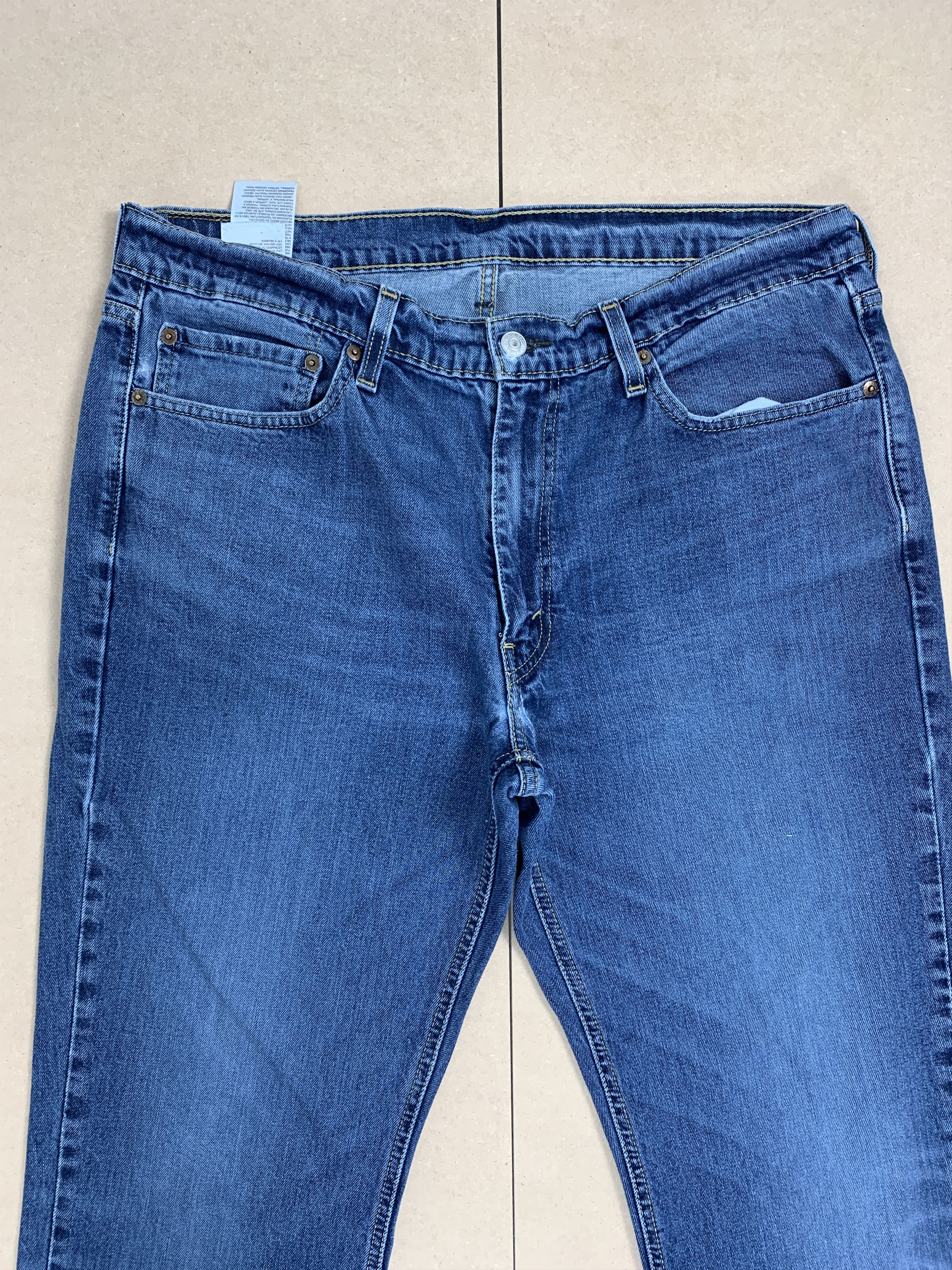 Levi's × Vintage Vintage Levis 541 Straight Cut Faded Blue Jeans Size US 39 - 2 Thumbnail