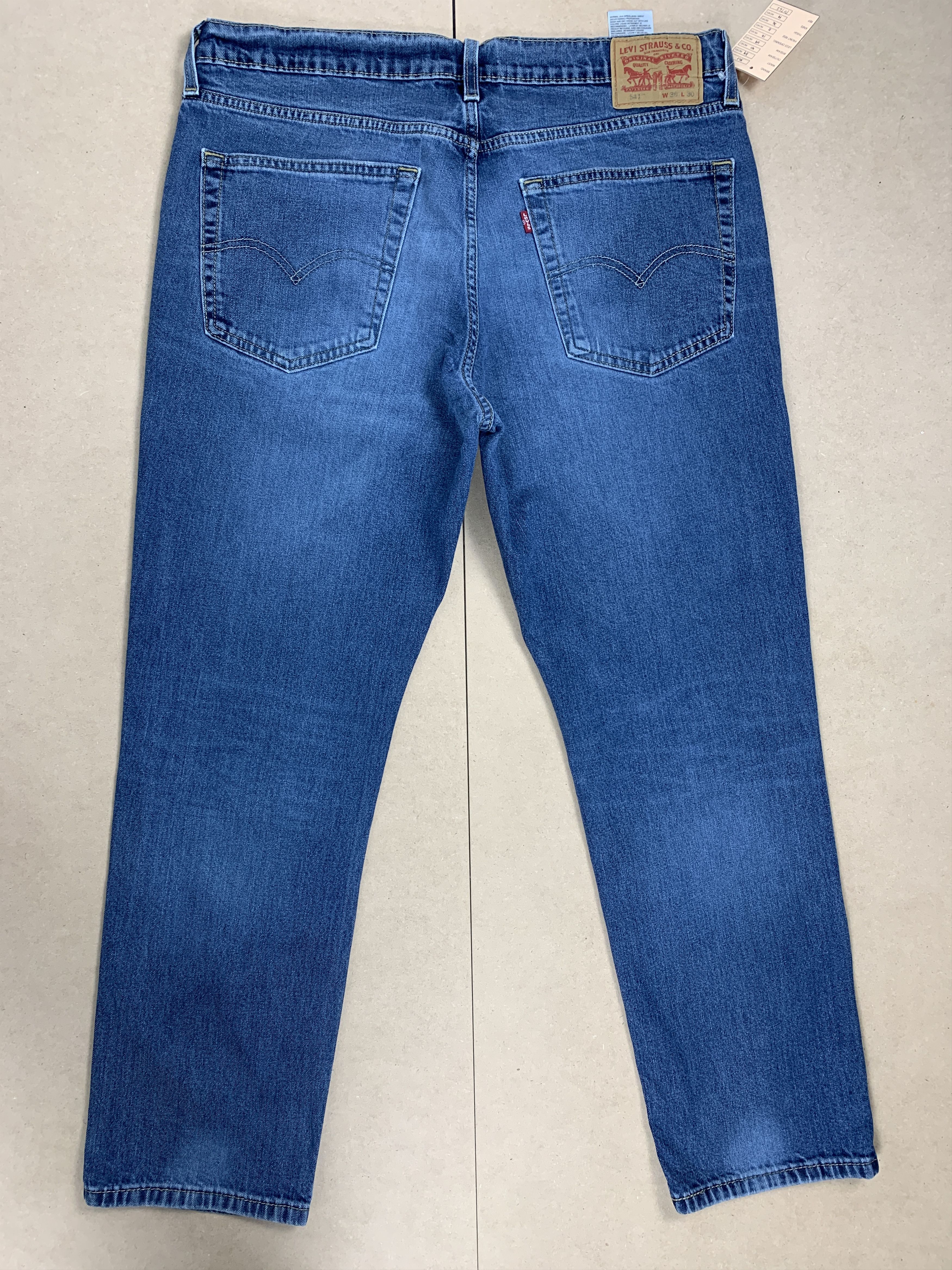 Levi's × Vintage Vintage Levis 541 Straight Cut Faded Blue Jeans Size US 39 - 5 Thumbnail