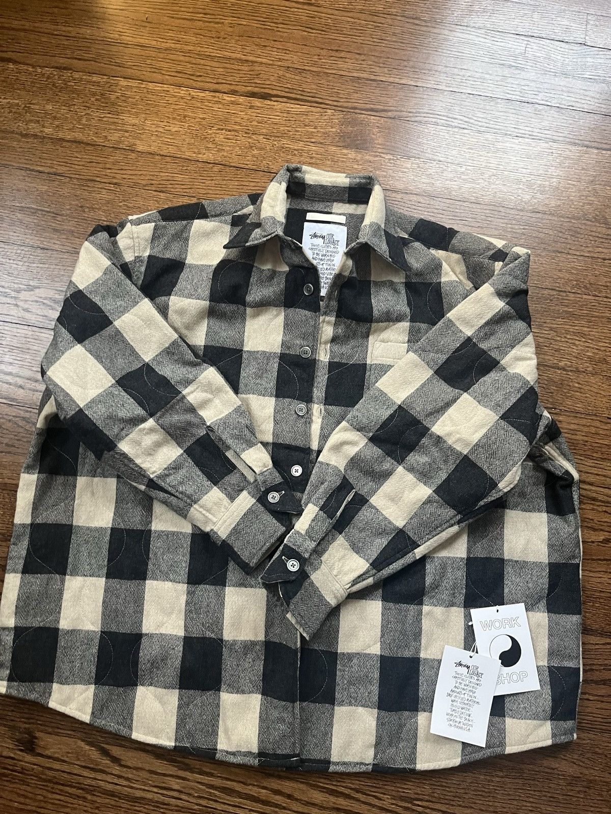 XL STUSSY OUR LEGACY BORROWED SHIRT XL STUSSY OUR LEGACY BORROWED