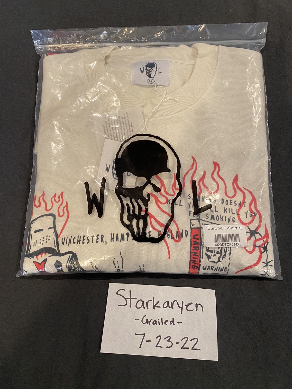 Warren Lotas Europa T-Shirt Size XL Size US XL / EU 56 / 4 - 6 Thumbnail