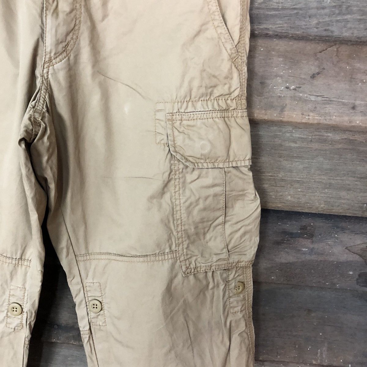 Japanese Brand × Uniqlo Uniqlo Brown multi pocket tactical Cargo Pants #4480 Size US 29 - 7 Thumbnail
