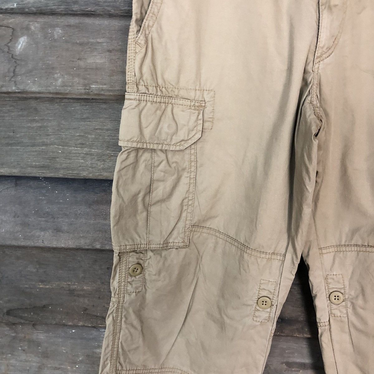Japanese Brand × Uniqlo Uniqlo Brown multi pocket tactical Cargo Pants #4480 Size US 29 - 6 Thumbnail