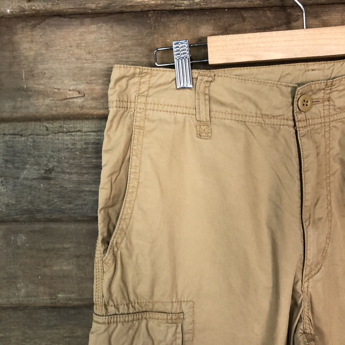 Japanese Brand × Uniqlo Uniqlo Brown multi pocket tactical Cargo Pants #4480 Size US 29 - 4 Thumbnail