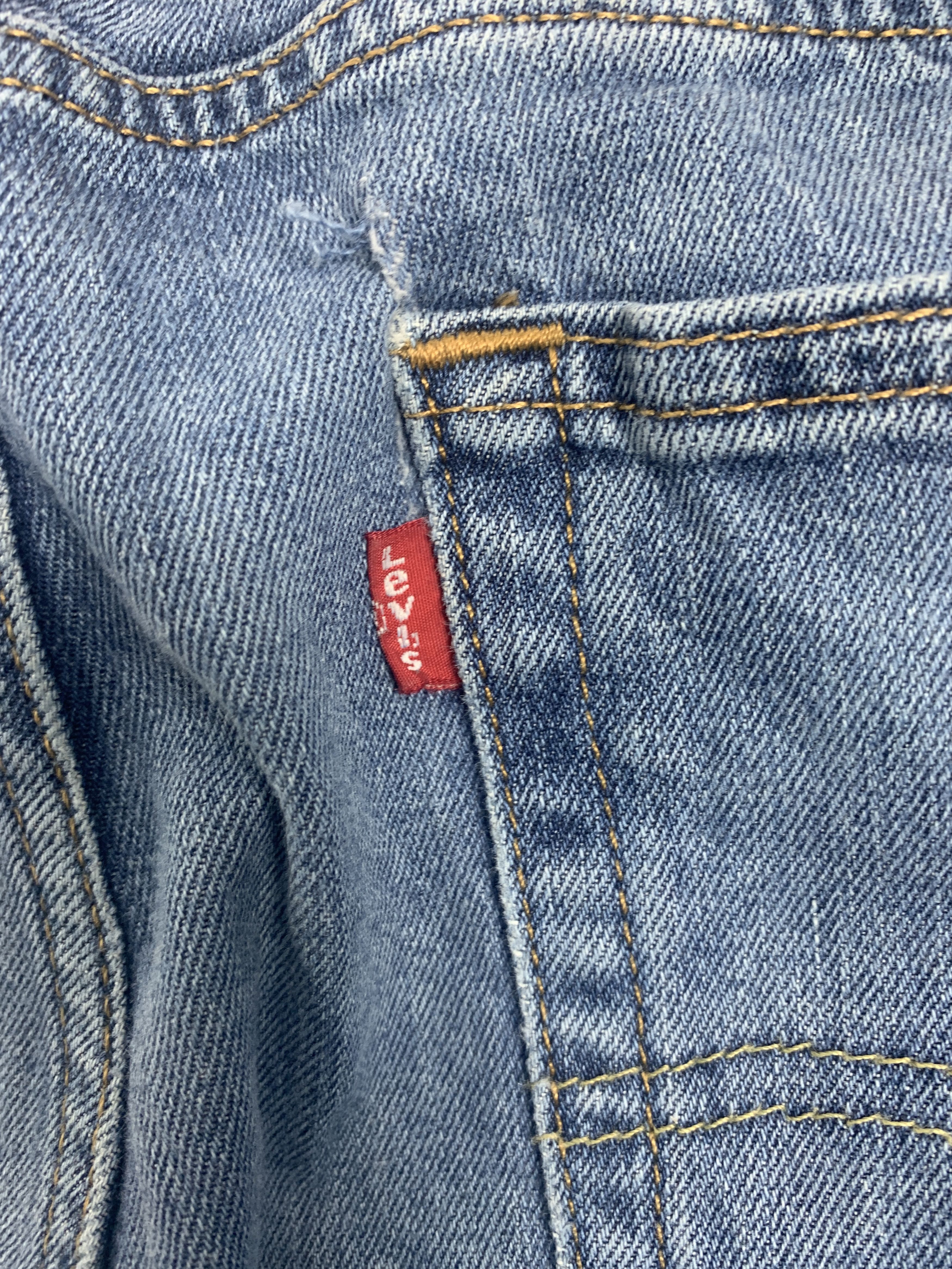 Levi's × Vintage Vintage Levis 541 Straight Cut Faded Blue Jeans Size US 38 / EU 54 - 10 Thumbnail