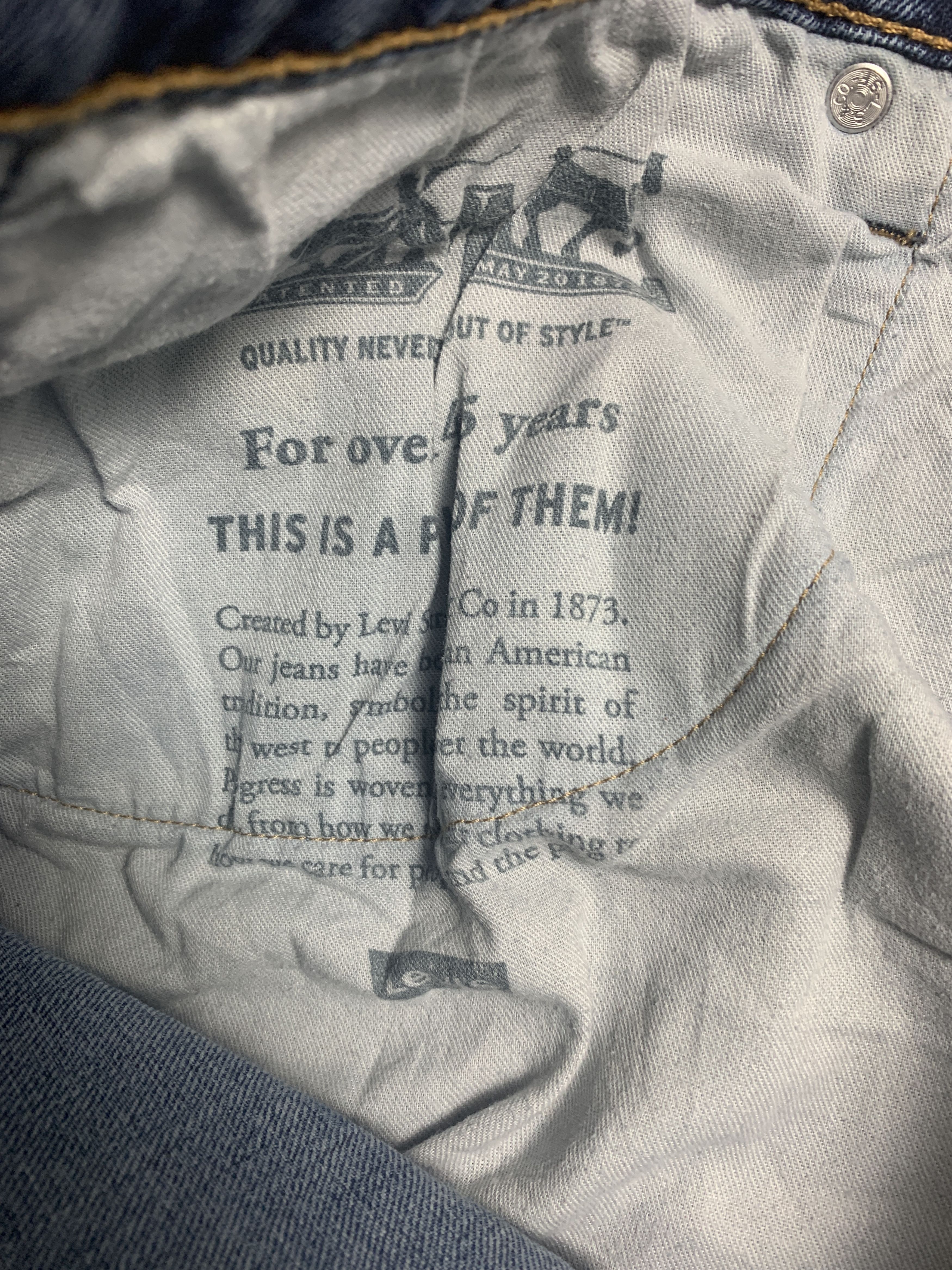 Levi's × Vintage Vintage Levis 541 Straight Cut Faded Blue Jeans Size US 38 / EU 54 - 11 Thumbnail