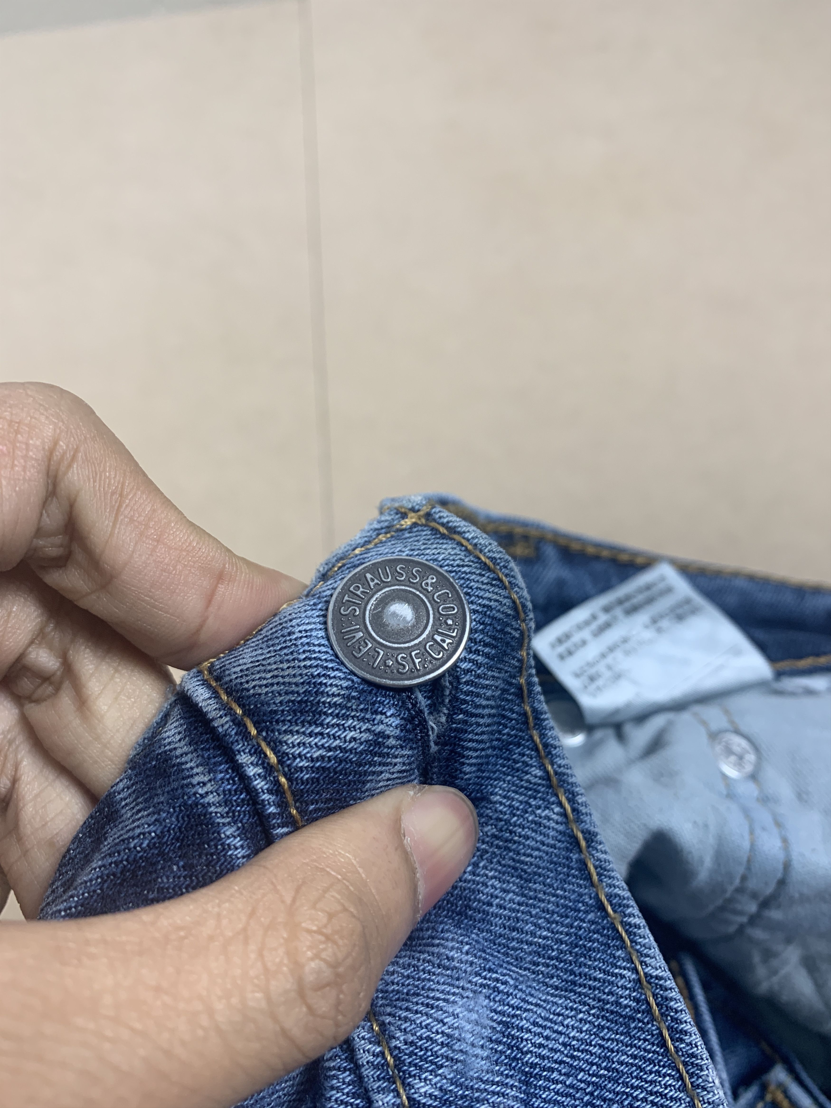 Levi's × Vintage Vintage Levis 541 Straight Cut Faded Blue Jeans Size US 38 / EU 54 - 16 Thumbnail