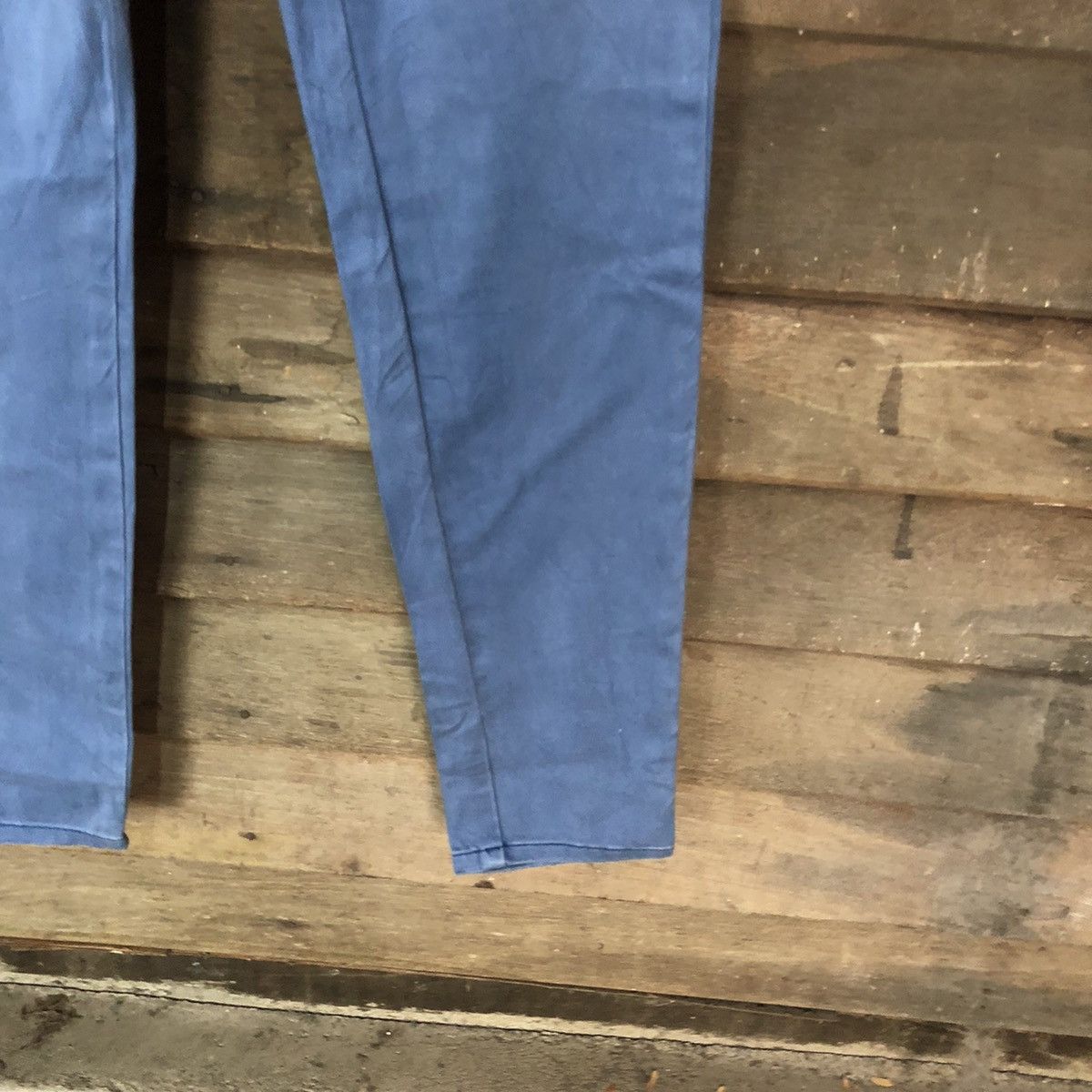 Japanese Brand Placid Wave Blue multi pocket Cargo Pants #3385 Size US 27 - 9 Thumbnail
