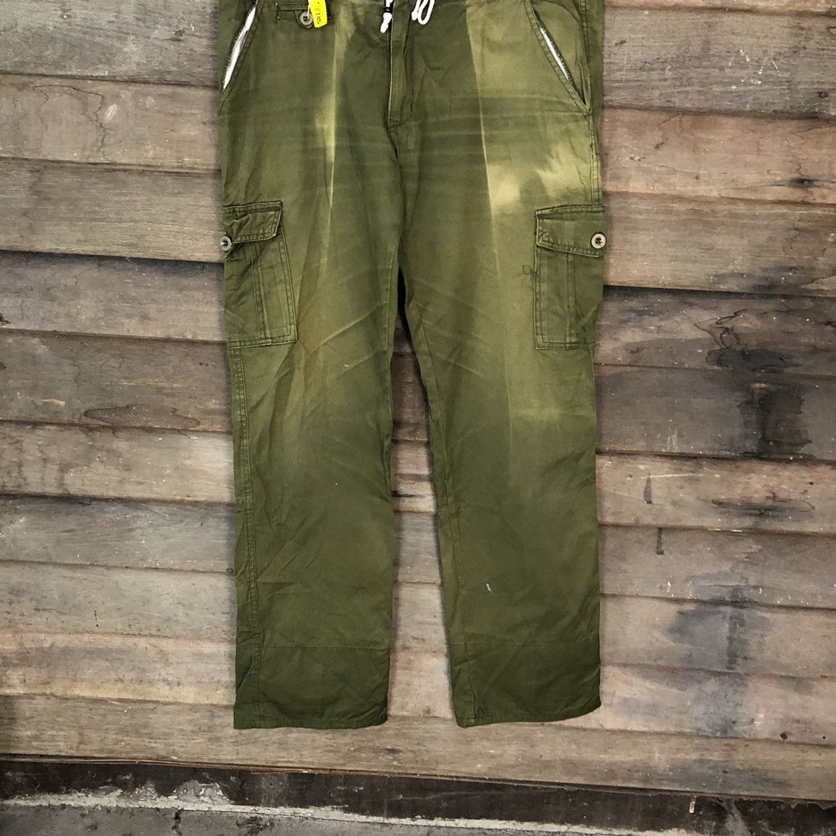 Faded Glory × Japanese Brand Japanese Brand faded Green multipocket Cargo Pants #3785 Size US 32 / EU 48 - 3 Thumbnail