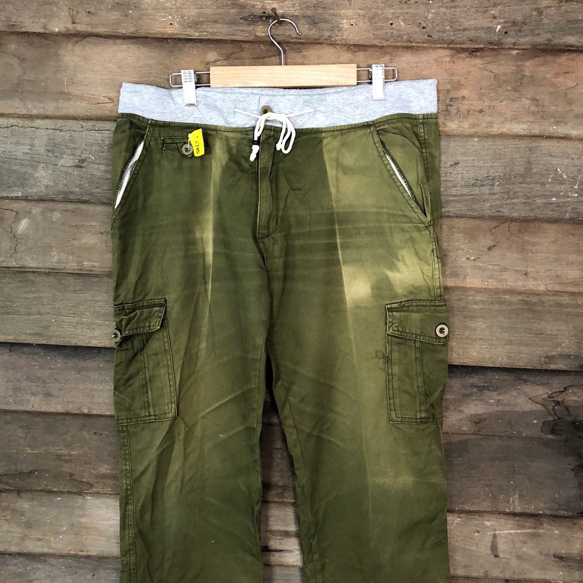 Faded Glory × Japanese Brand Japanese Brand faded Green multipocket Cargo Pants #3785 Size US 32 / EU 48 - 2 Thumbnail