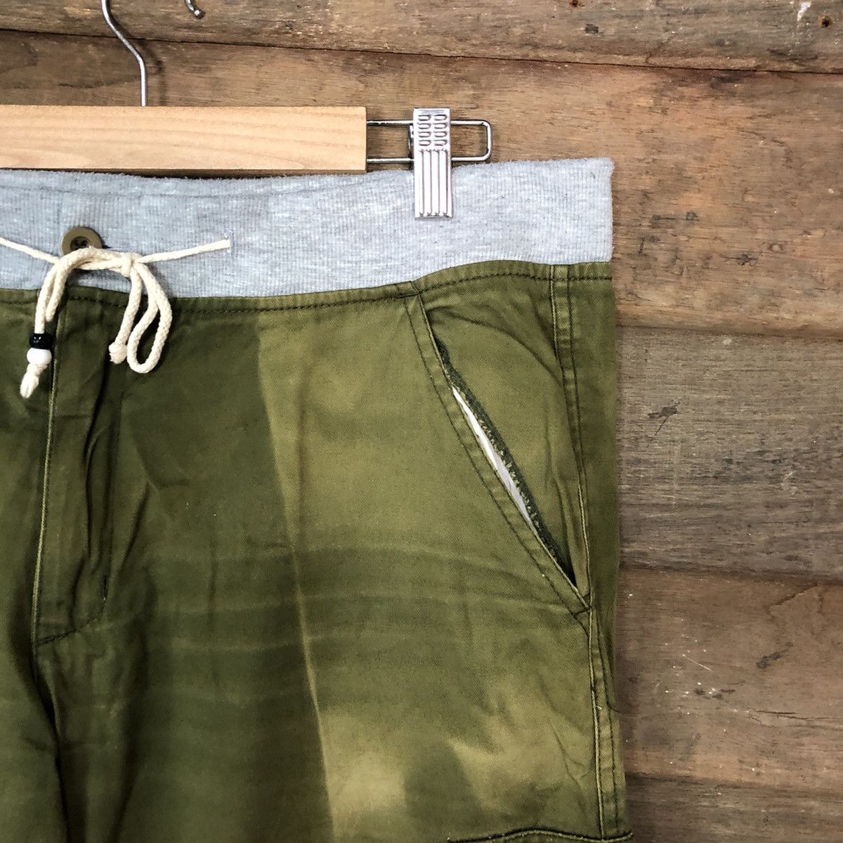 Faded Glory × Japanese Brand Japanese Brand faded Green multipocket Cargo Pants #3785 Size US 32 / EU 48 - 5 Thumbnail